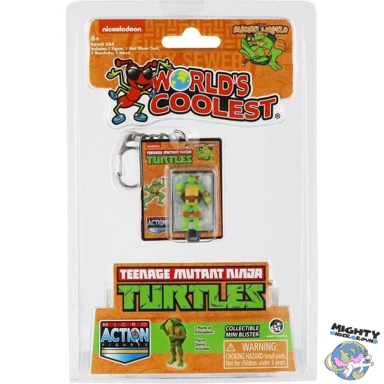 World's Smallest TMNT: 4er Set-Actionfiguren-Super Impulse / World's Smallest Toys-Mighty Underground
