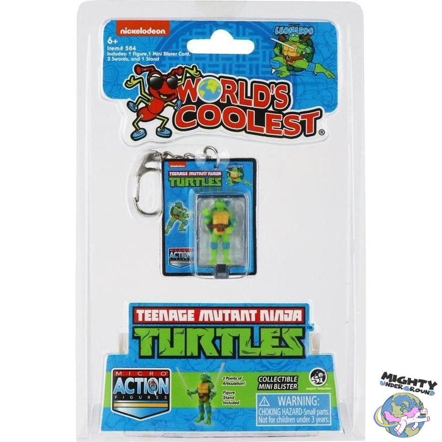 World's Smallest TMNT: 4er Set-Actionfiguren-Super Impulse / World's Smallest Toys-Mighty Underground