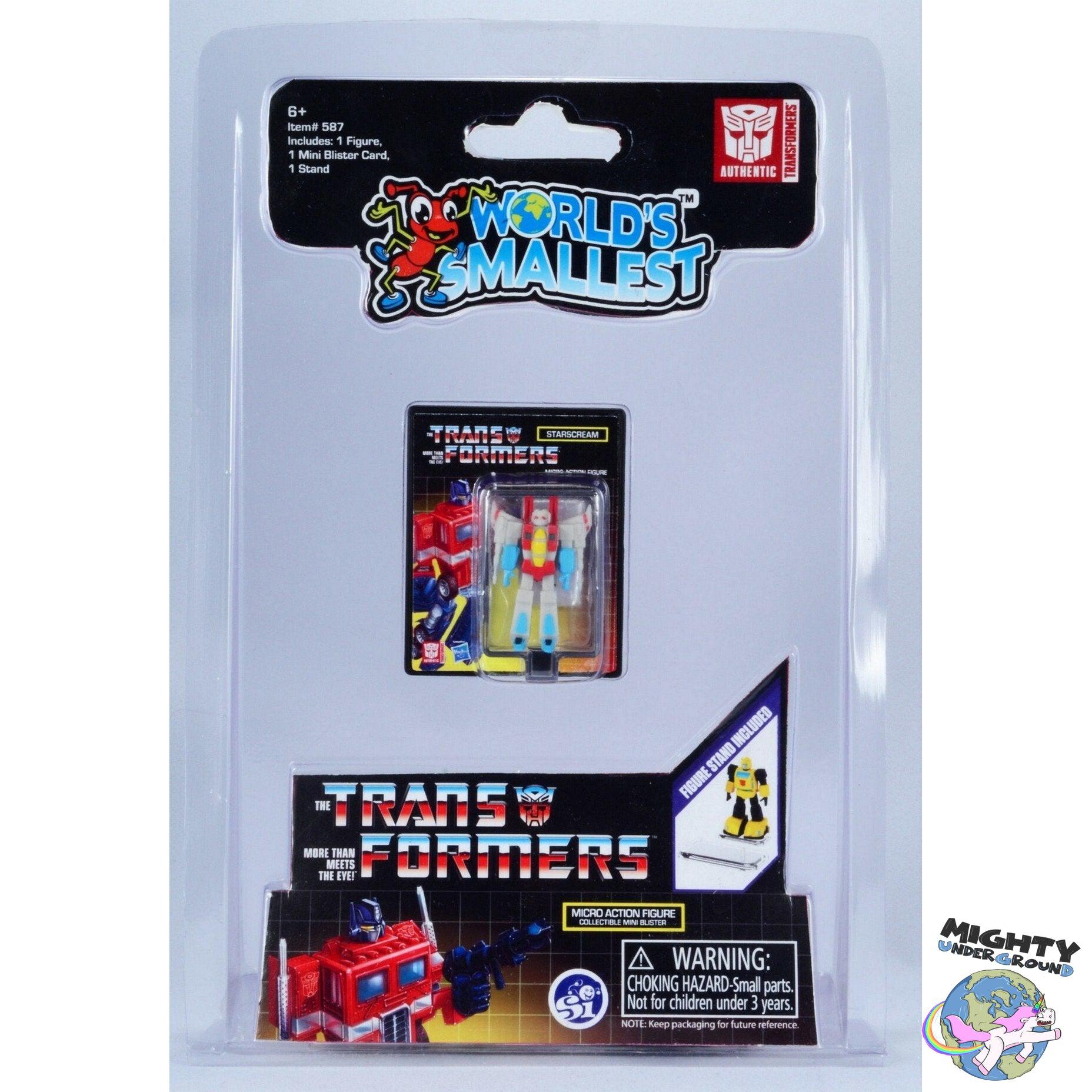 World's Smallest Transformers: 3-Set-Actionfiguren-Super Impulse / World's Smallest Toys-Mighty Underground