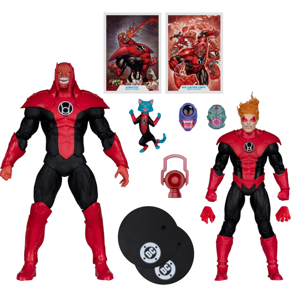 DC Multiverse: Atrocitus and Red Lantern Corps (Green Lantern) - 2-Pack