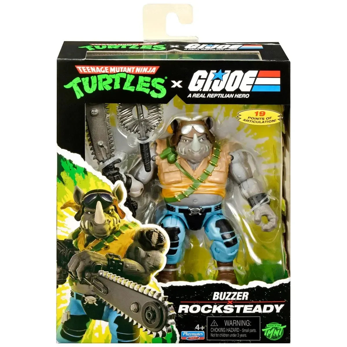 Teenage Mutant Ninja Turtles x G.I. Joe Bebop x Ripper & Rocksteady x Buzzer - 2er-Bundle