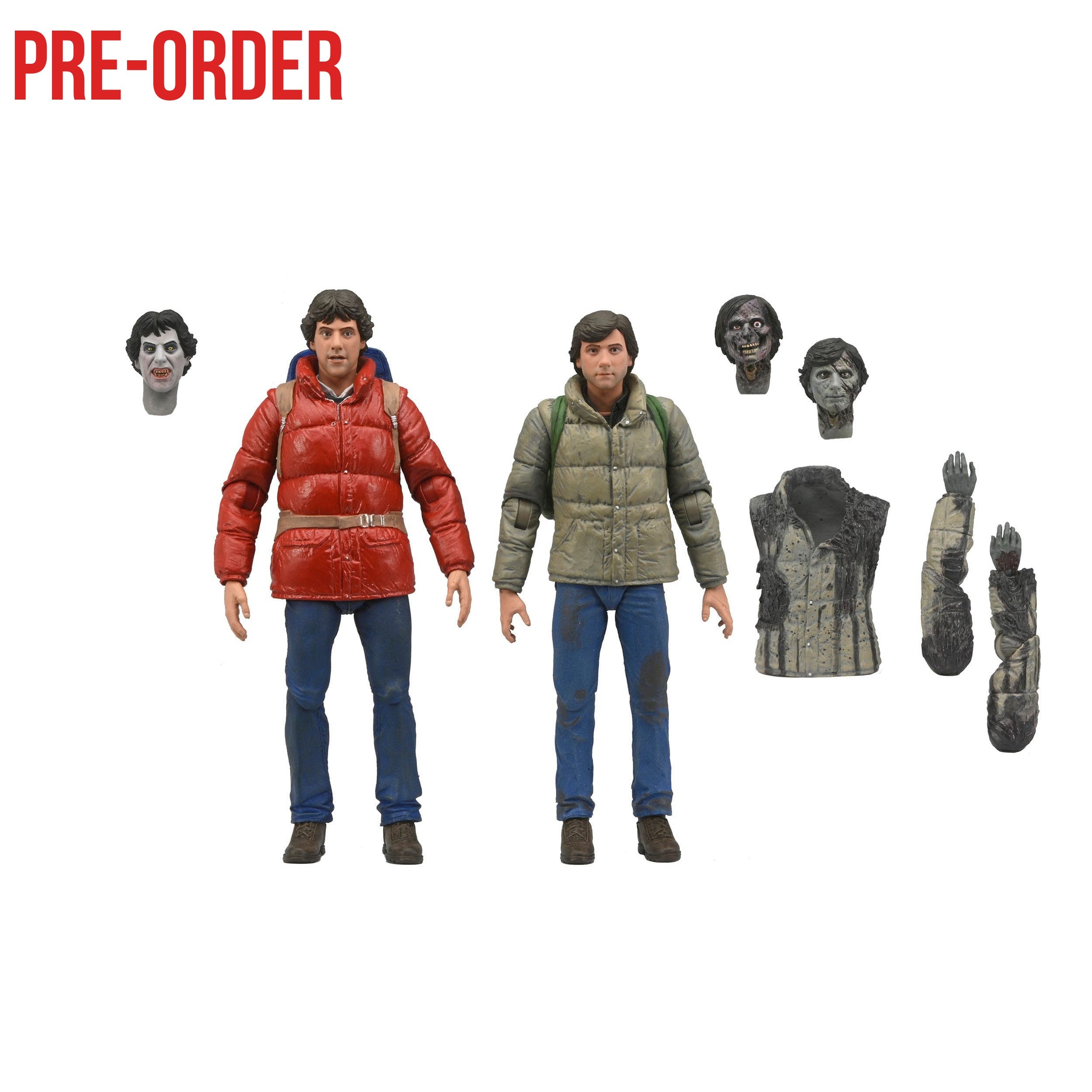 An American Werewolf In London: Jack and David - 2-Pack-Actionfiguren-NECA-Mighty Underground