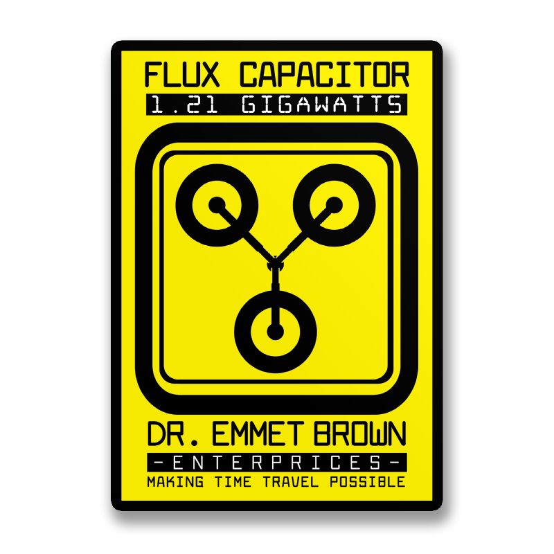 Back To The Future: Flux Capacitor - Sticker-Sticker-Mighty Underground-Mighty Underground