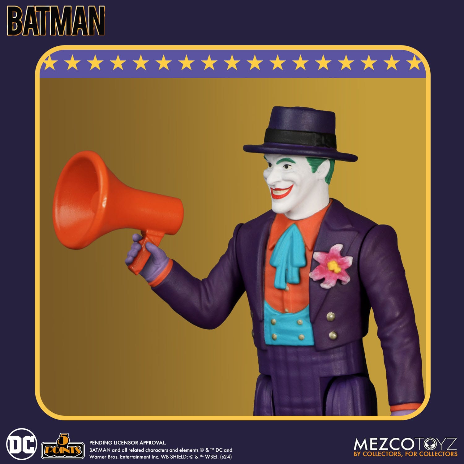 Batman 1989: 5 Points - Batman, Joker, Joker Goon - 3er Bundle-Actionfiguren-Mezco Toys-Mighty Underground