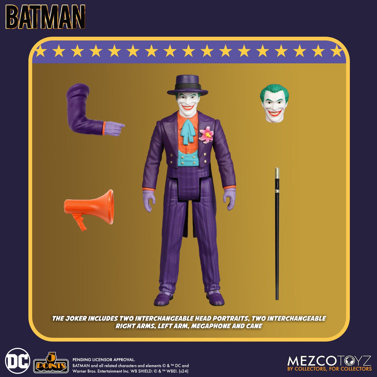Batman 1989: 5 Points - Batman, Joker, Joker Goon - 3er Bundle-Actionfiguren-Mezco Toys-Mighty Underground