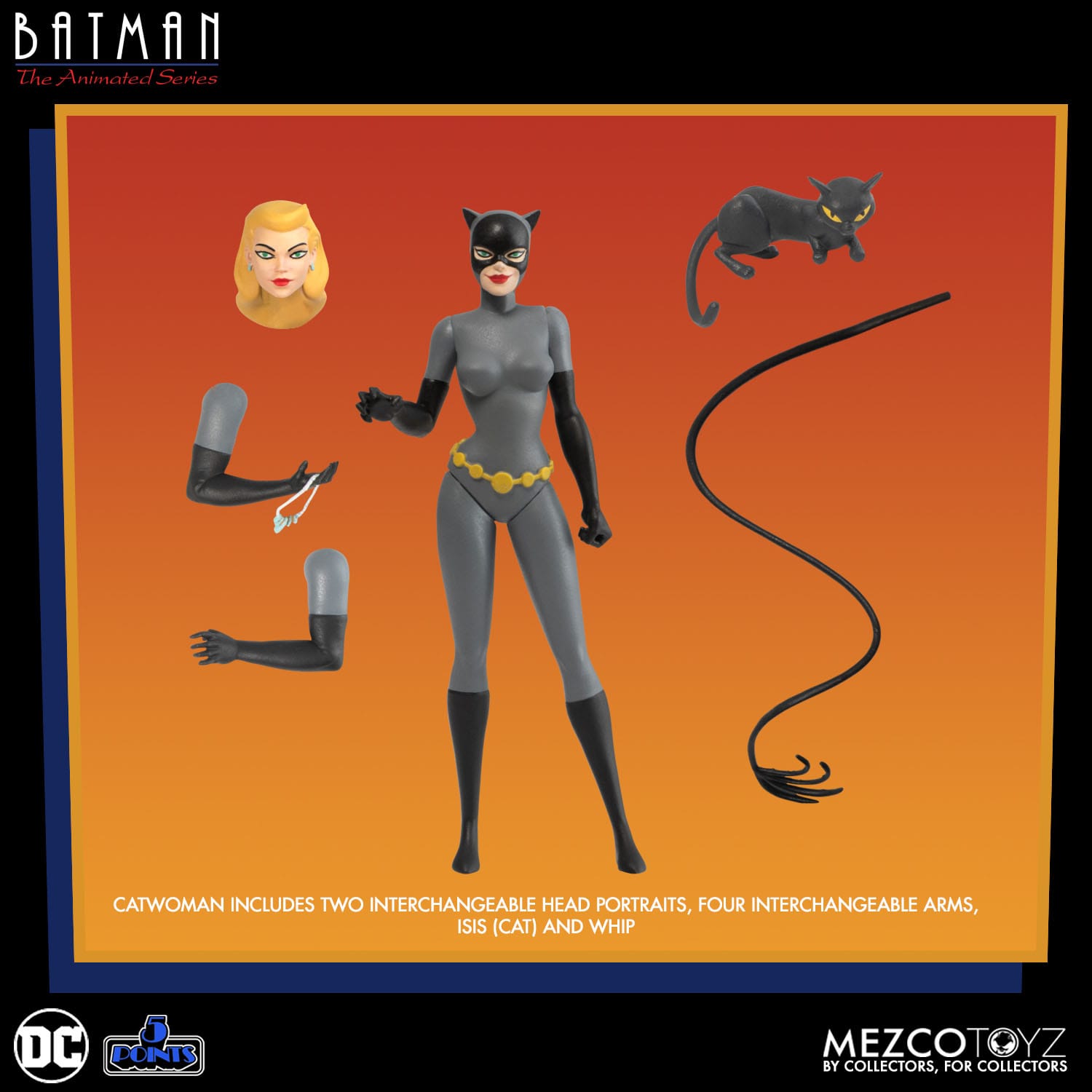 Batman The Animated Series: 5 Points 4-Set Wave-Actionfiguren-Mezco Toys-Mighty Underground