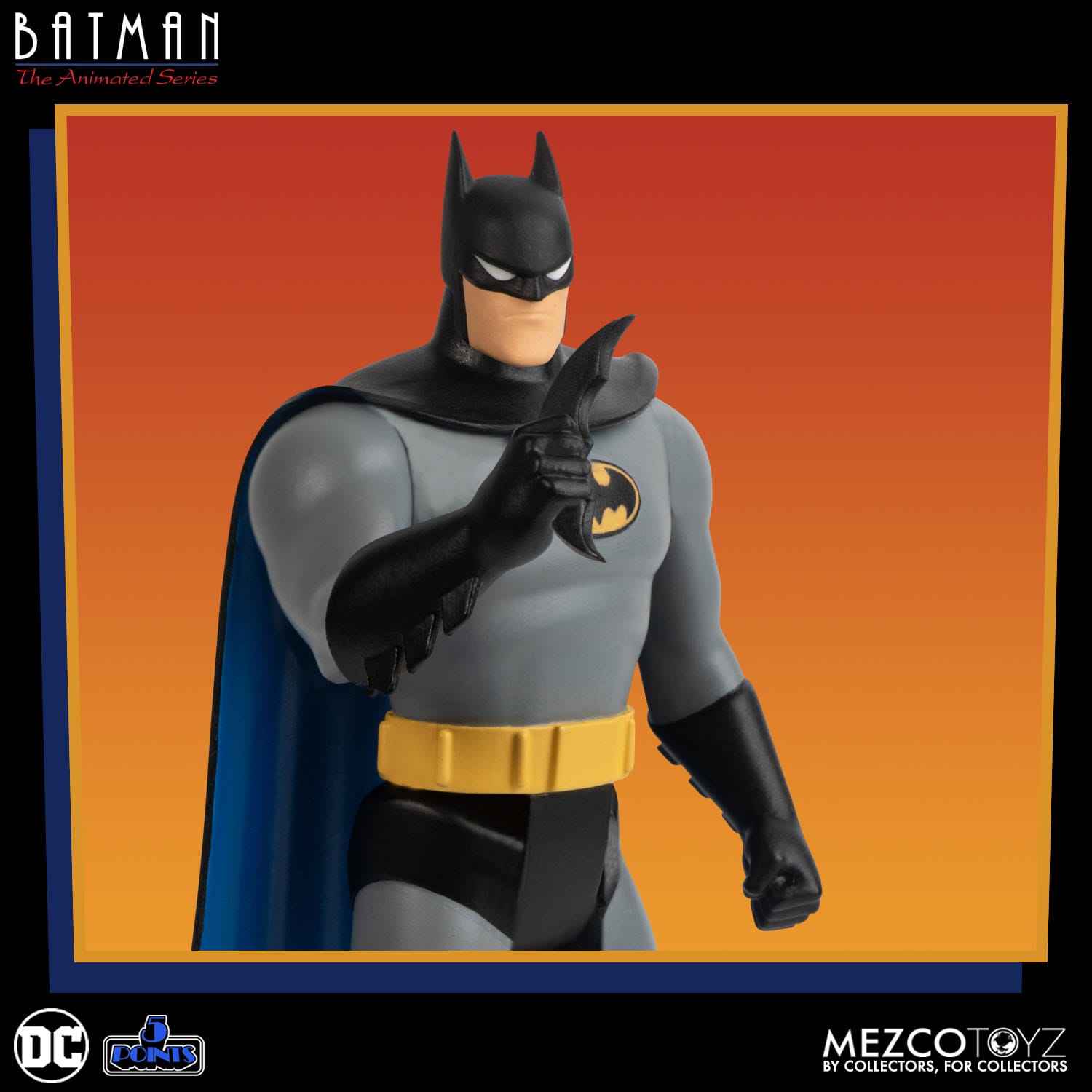 Batman The Animated Series: 5 Points 4-Set Wave-Actionfiguren-Mezco Toys-Mighty Underground