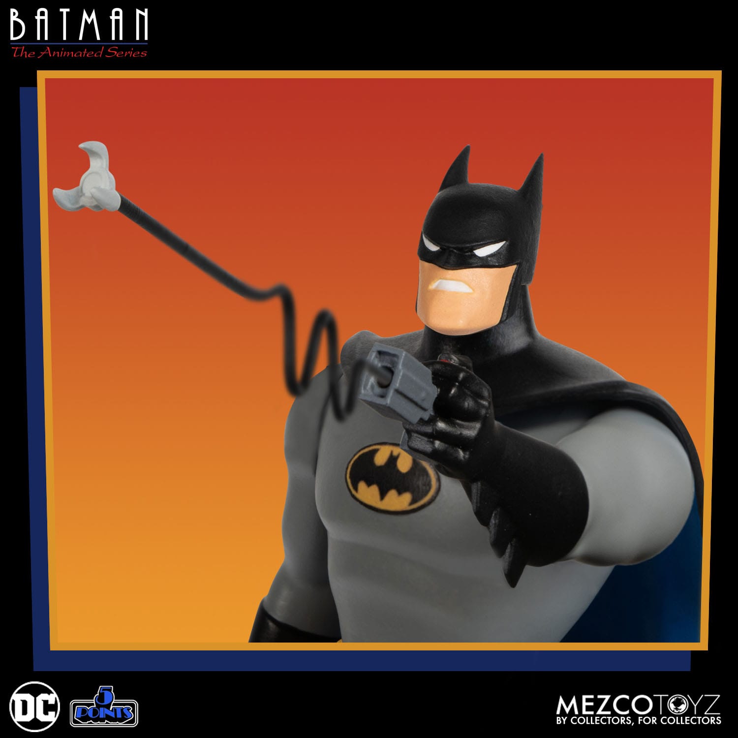 Batman The Animated Series: 5 Points 4-Set Wave-Actionfiguren-Mezco Toys-Mighty Underground