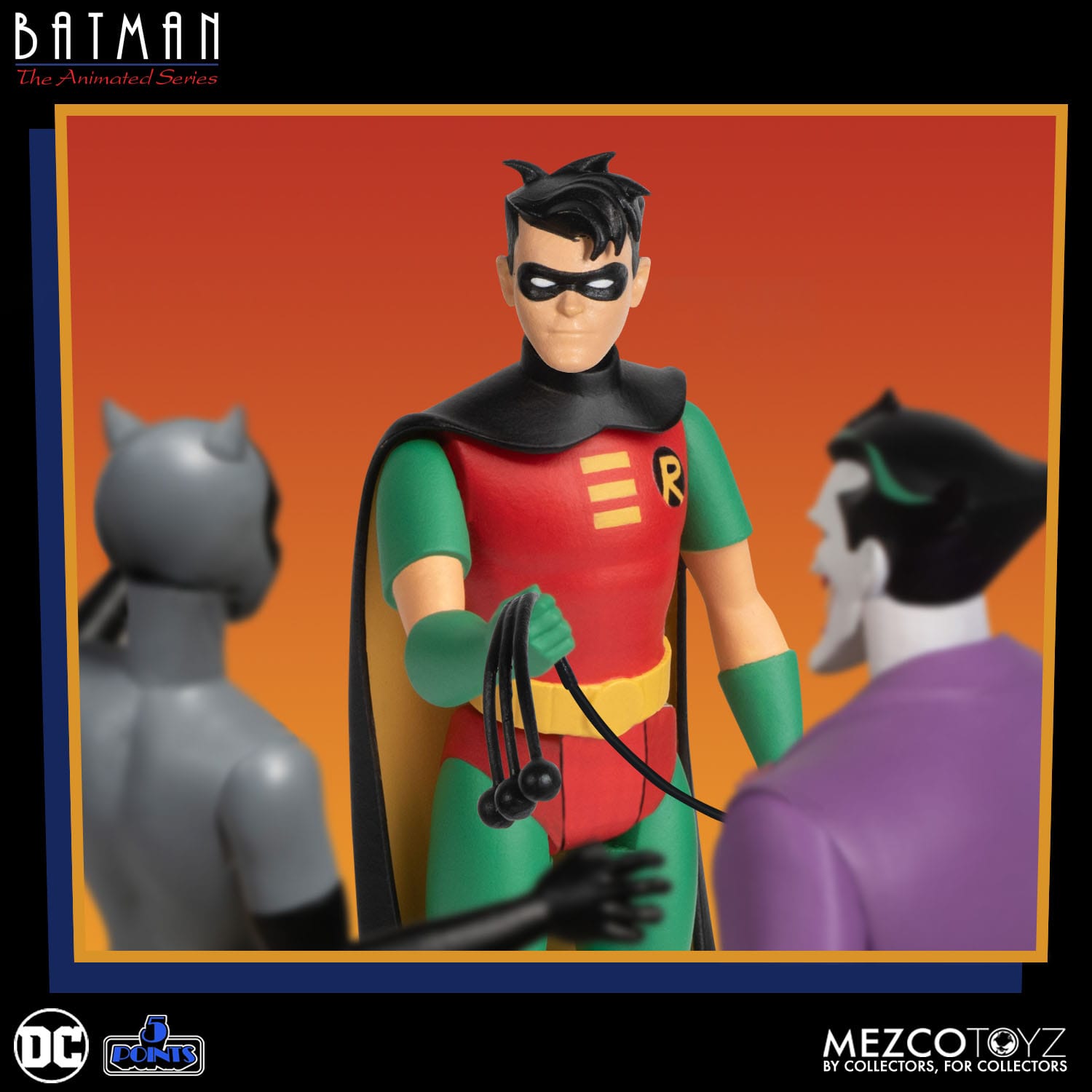 Batman The Animated Series: 5 Points 4-Set Wave-Actionfiguren-Mezco Toys-Mighty Underground