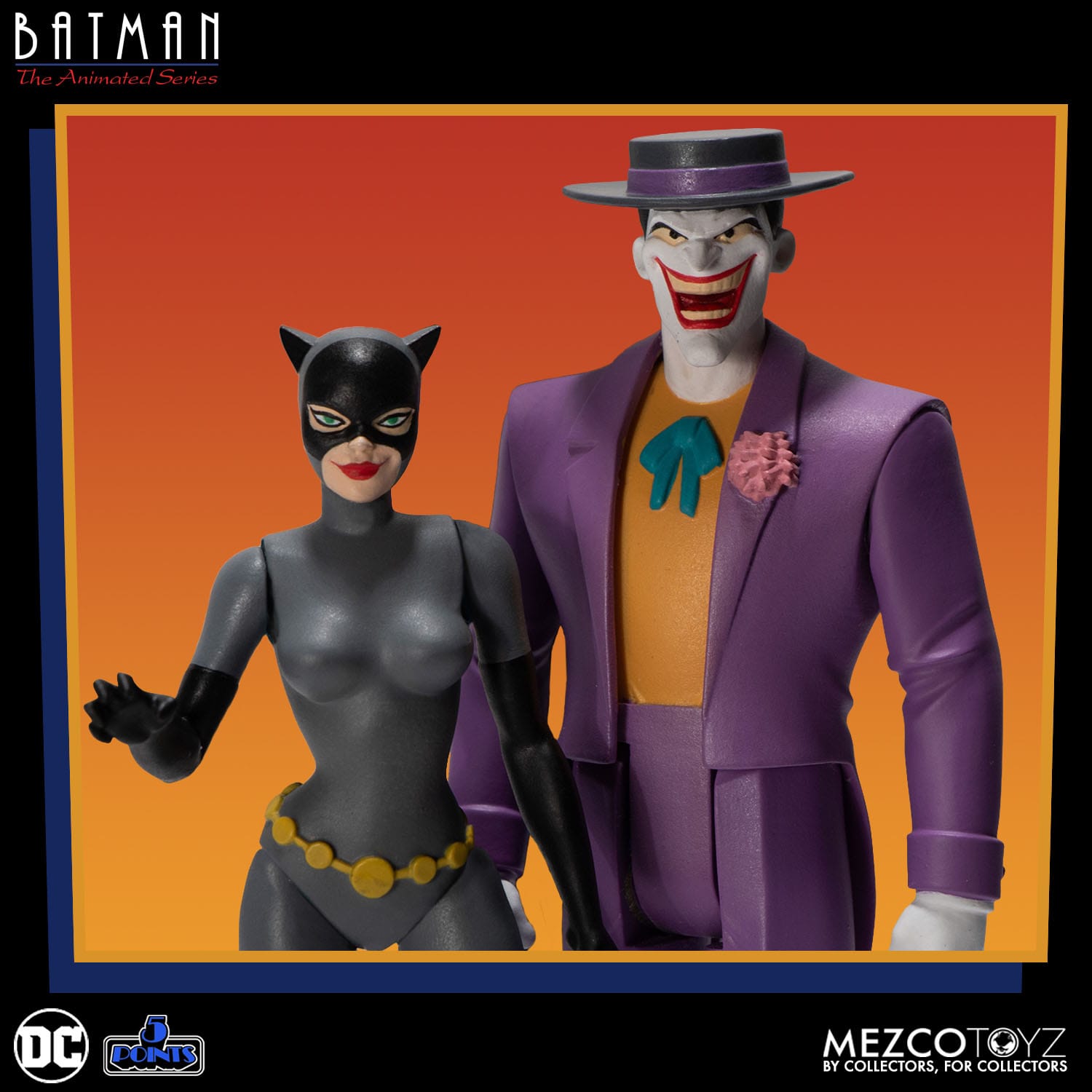 Batman The Animated Series: 5 Points 4-Set Wave-Actionfiguren-Mezco Toys-Mighty Underground