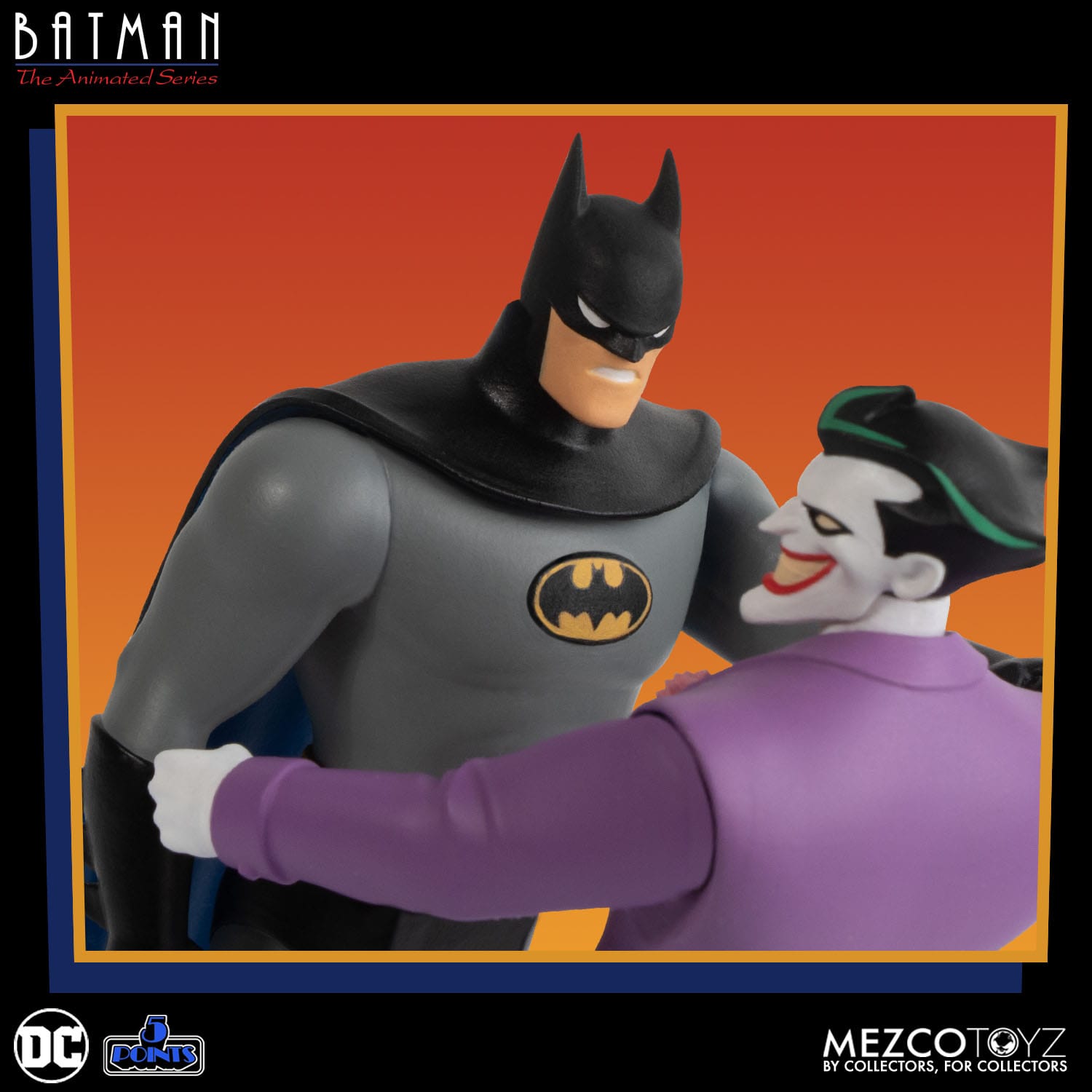 Batman The Animated Series: 5 Points 4-Set Wave-Actionfiguren-Mezco Toys-Mighty Underground