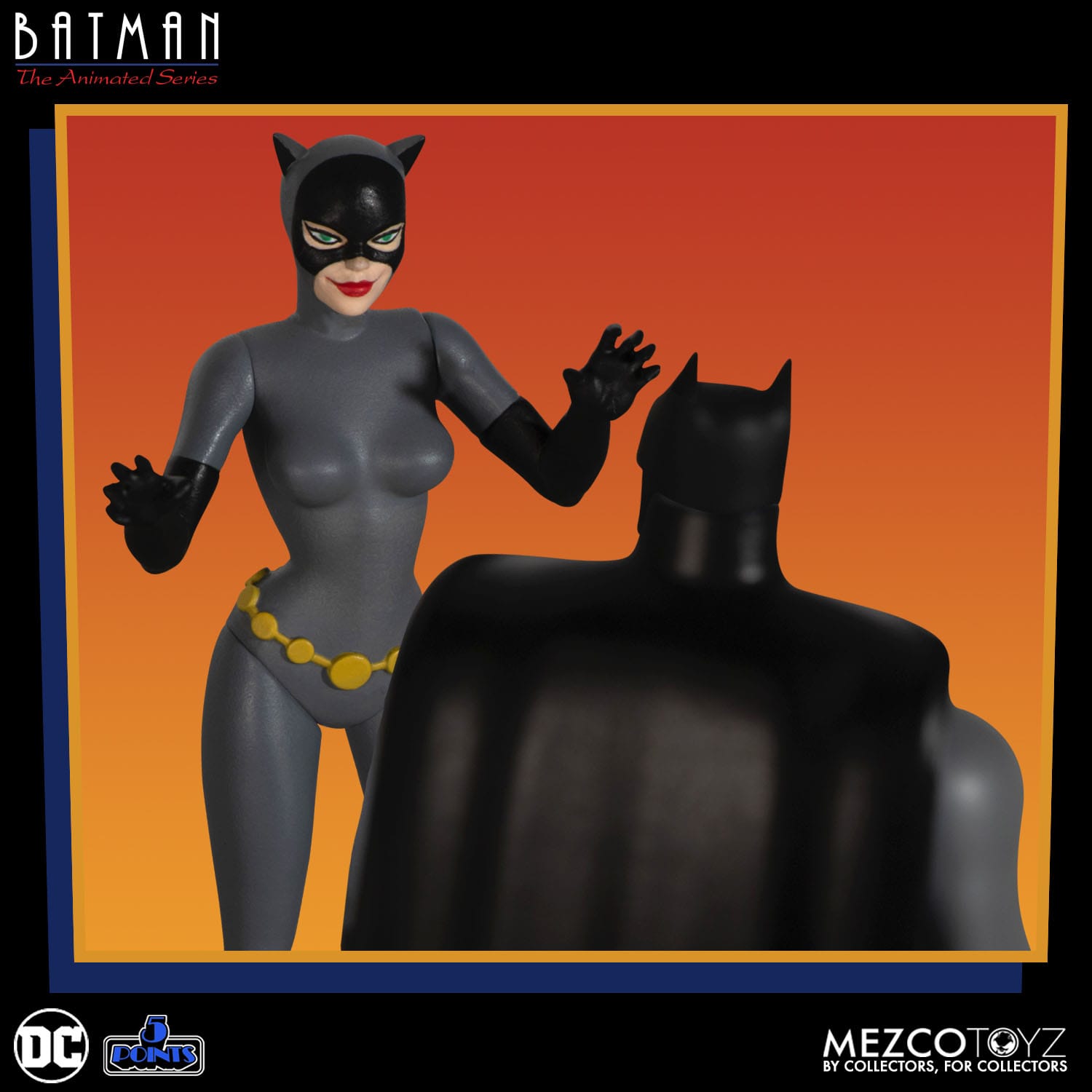 Batman The Animated Series: 5 Points 4-Set Wave-Actionfiguren-Mezco Toys-Mighty Underground