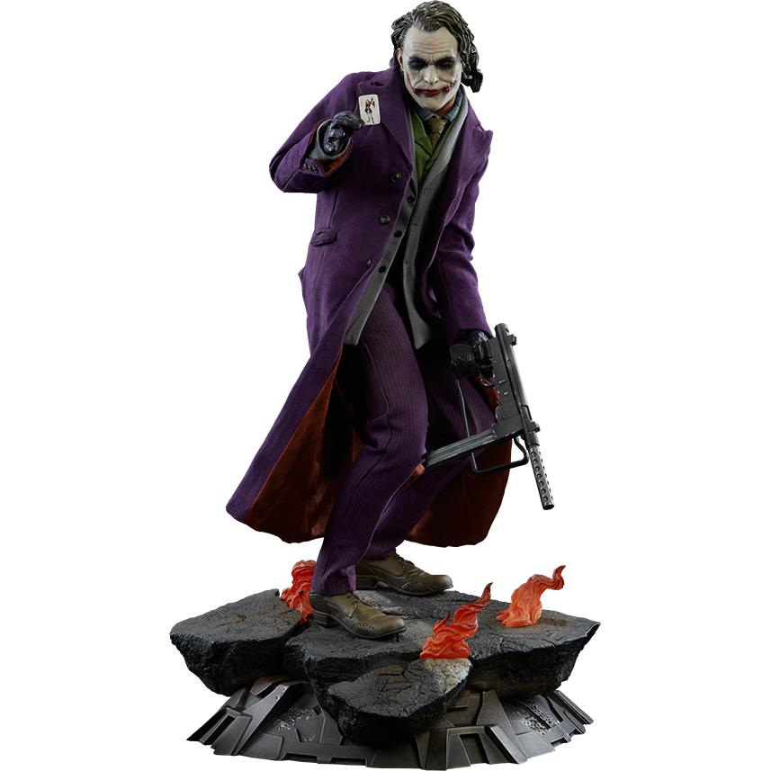 Batman The Dark Knight: The Joker - Premium Format Statue-Statue-Sideshow-Mighty Underground