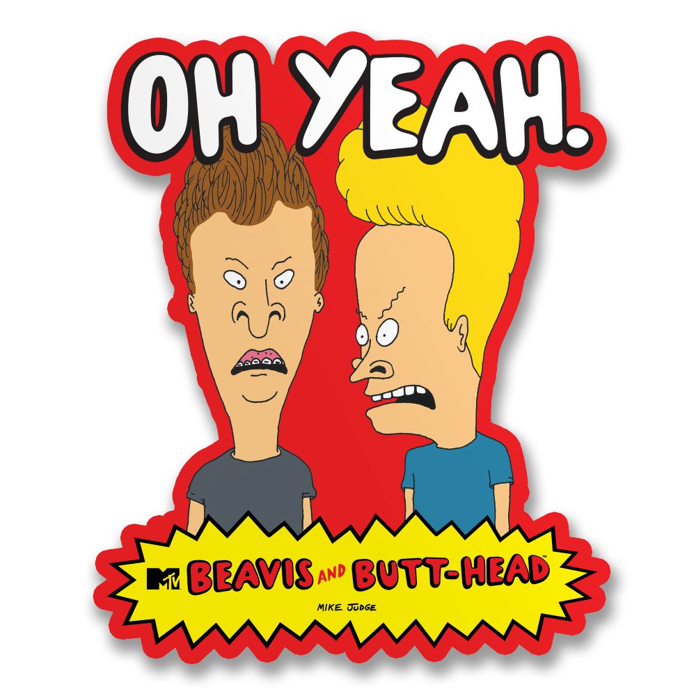 Beavis and Butt-Head: Oh Yeah! - Sticker-Sticker-Mighty Underground-Mighty Underground