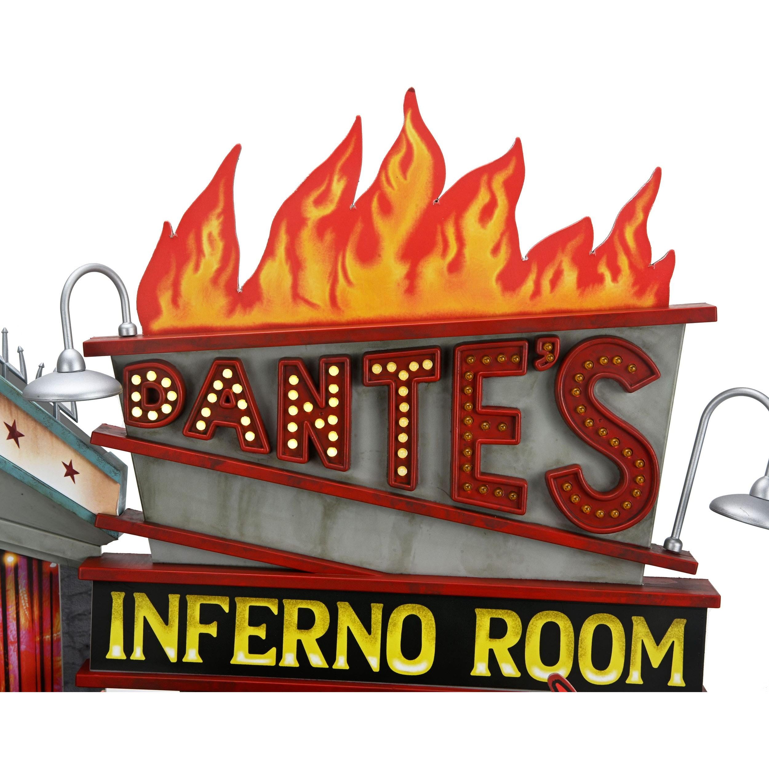 Beetlejuice (1988): Trenchcoat with Spikes Inferno Room Deluxe Set - Diorama-Actionfiguren-NECA-Mighty Underground