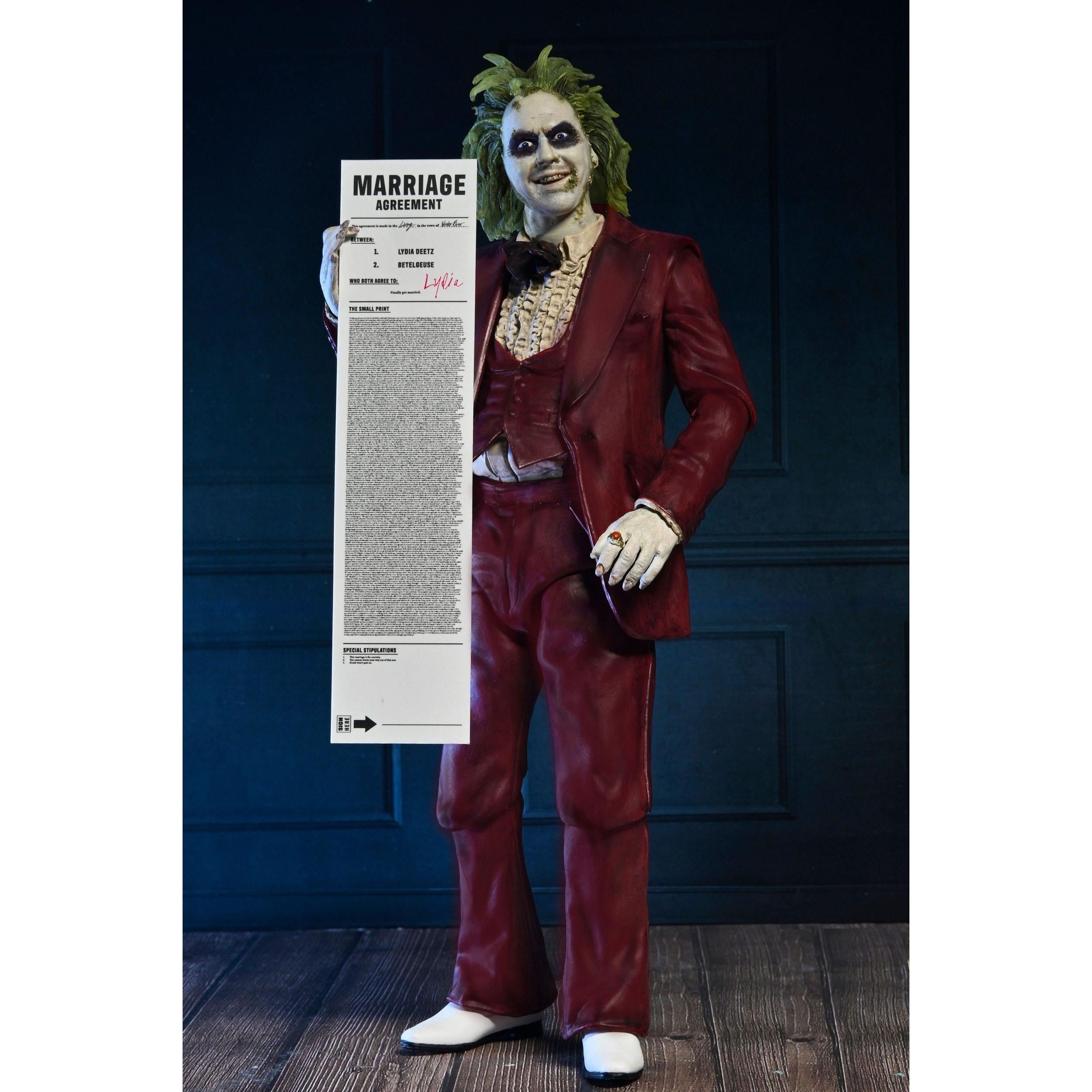 Beetlejuice (1988): Ultimate Beetlejuice: "Red Tuxedo"-Actionfiguren-NECA-Mighty Underground