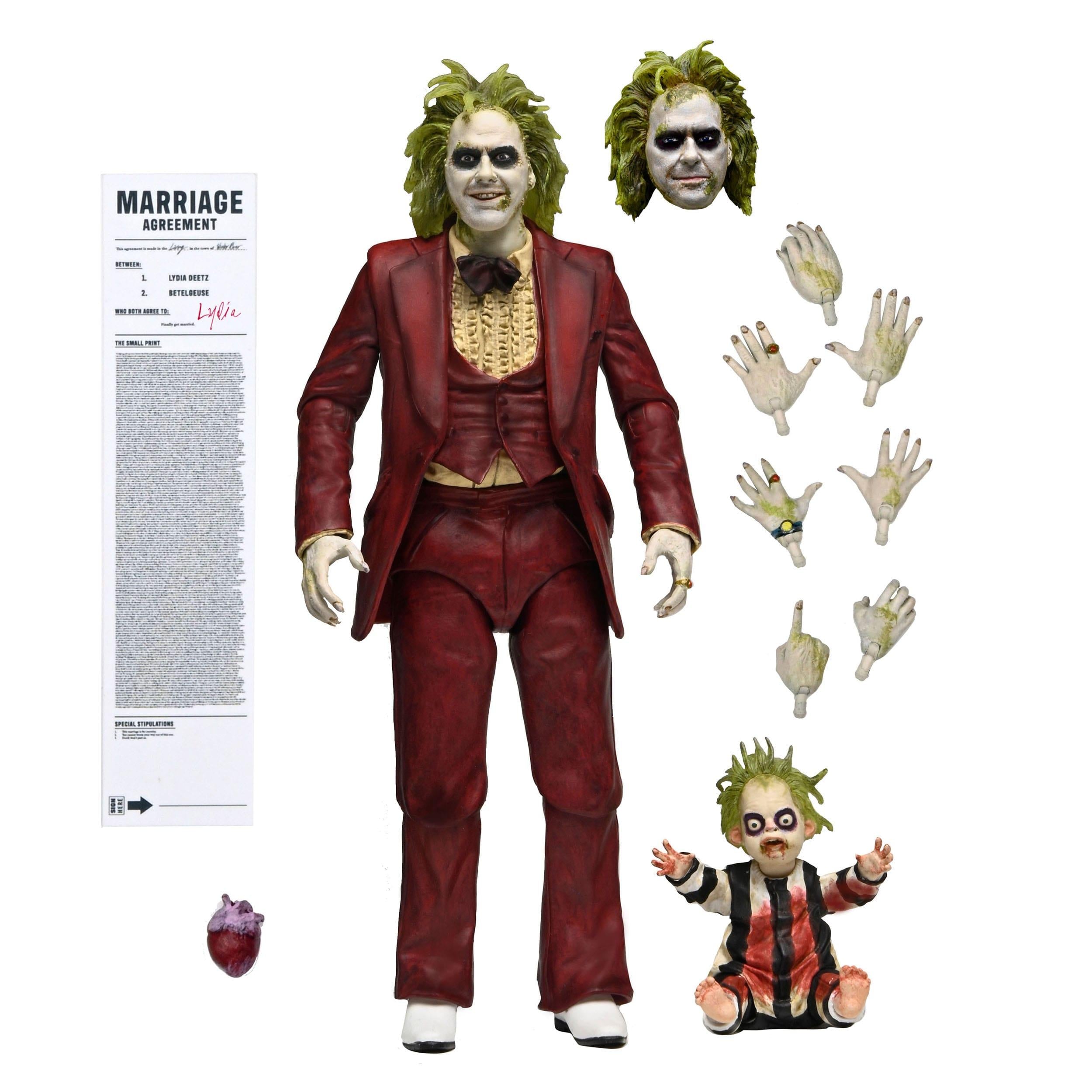 Beetlejuice (1988): Ultimate Beetlejuice: "Red Tuxedo"-Actionfiguren-NECA-Mighty Underground