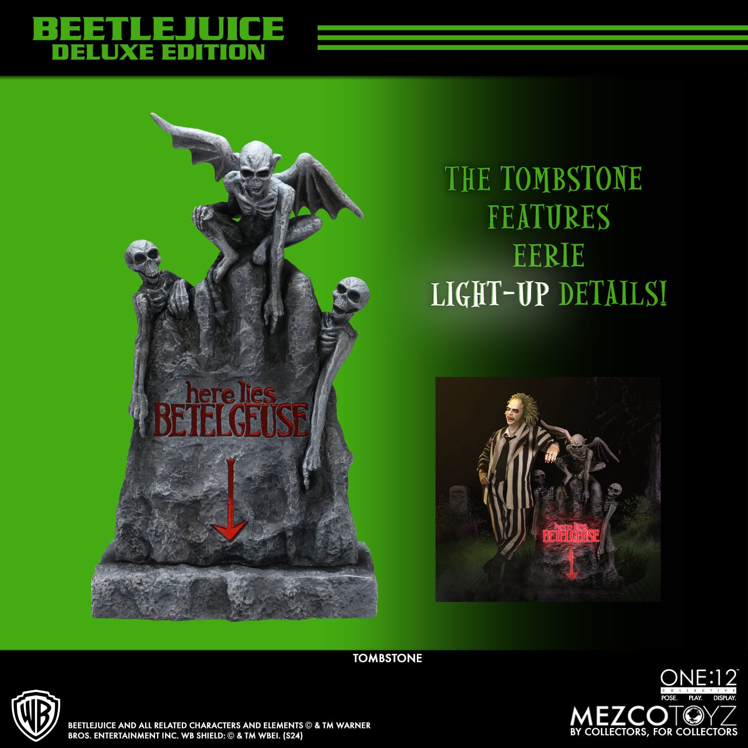 Beetlejuice: Beetlejuice Deluxe Edition - 1/12-Actionfiguren-Mezco Toys-Mighty Underground