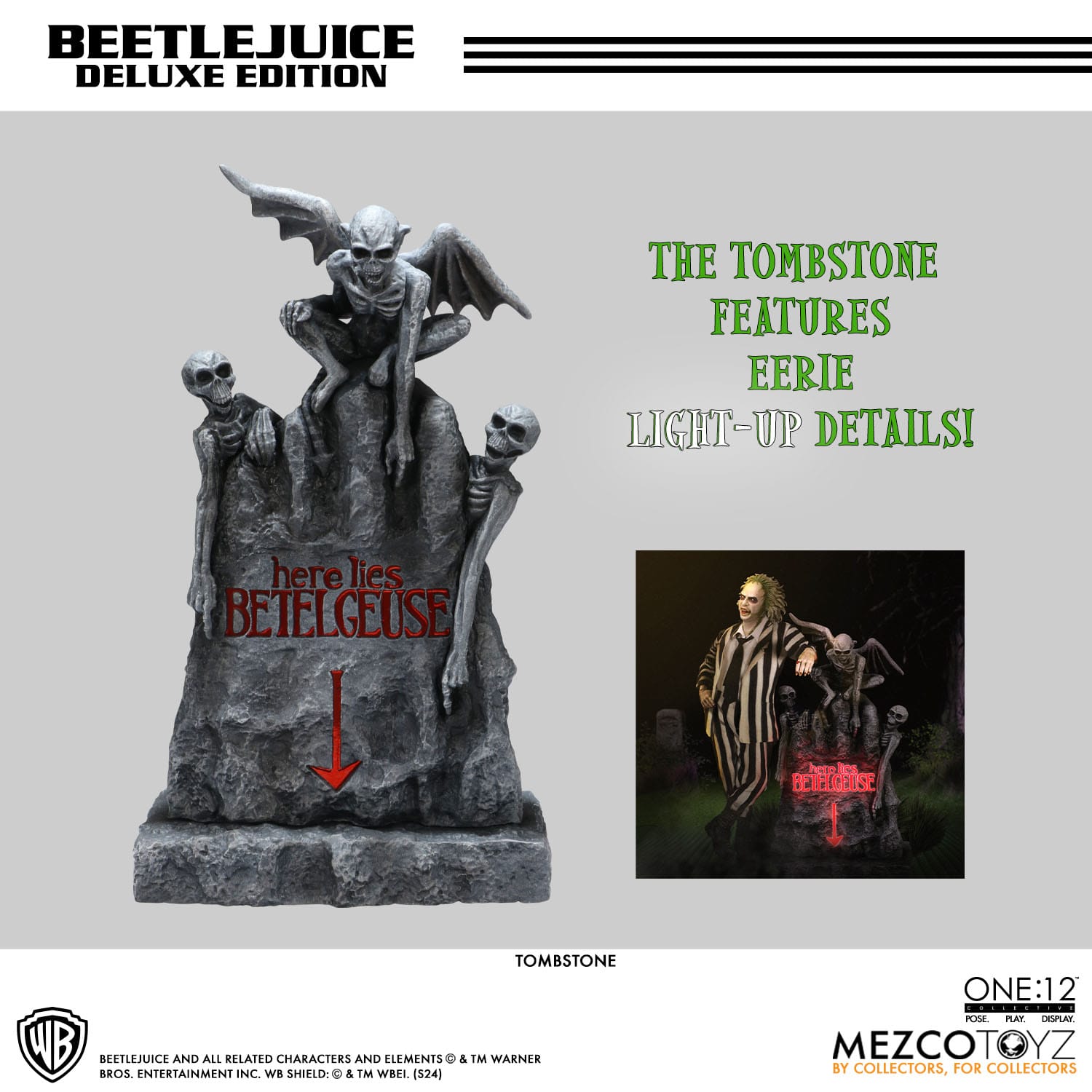 Beetlejuice: Beetlejuice Deluxe Edition - 1/12-Actionfiguren-Mezco Toys-Mighty Underground