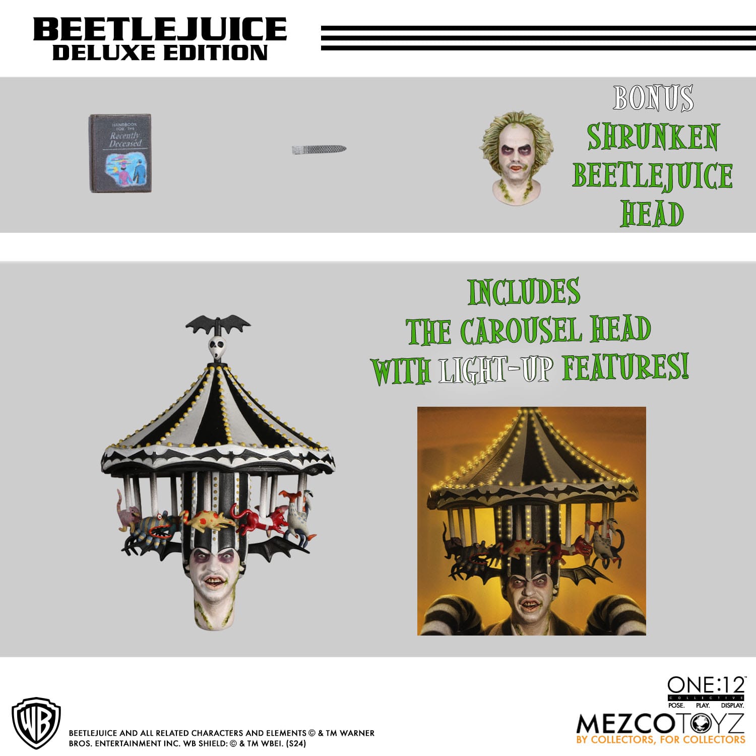 Beetlejuice: Beetlejuice Deluxe Edition - 1/12-Actionfiguren-Mezco Toys-Mighty Underground