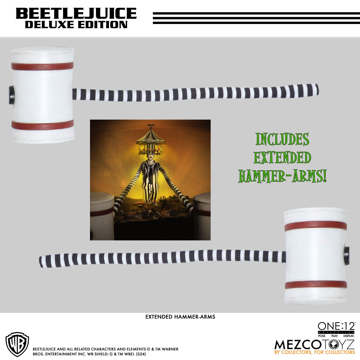 Beetlejuice: Beetlejuice Deluxe Edition - 1/12-Actionfiguren-Mezco Toys-Mighty Underground
