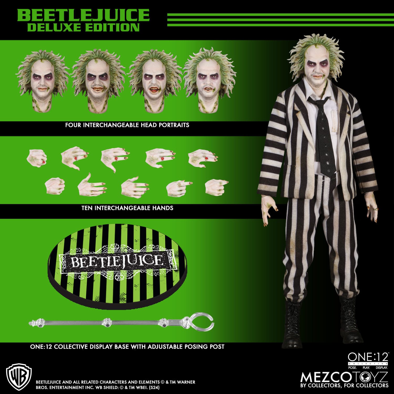 Beetlejuice: Beetlejuice Deluxe Edition - 1/12-Actionfiguren-Mezco Toys-Mighty Underground
