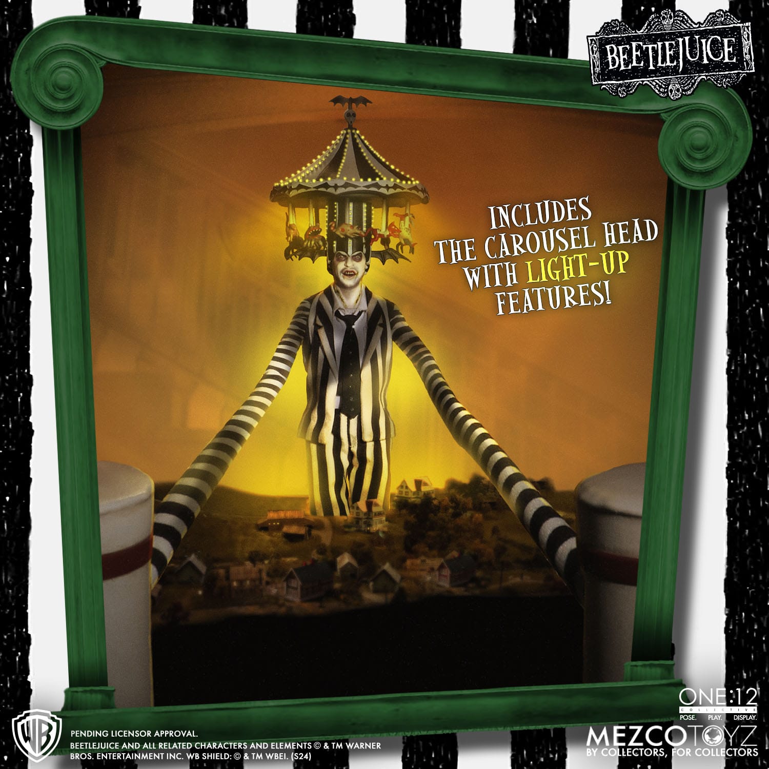 Beetlejuice: Beetlejuice Deluxe Edition - 1/12-Actionfiguren-Mezco Toys-Mighty Underground