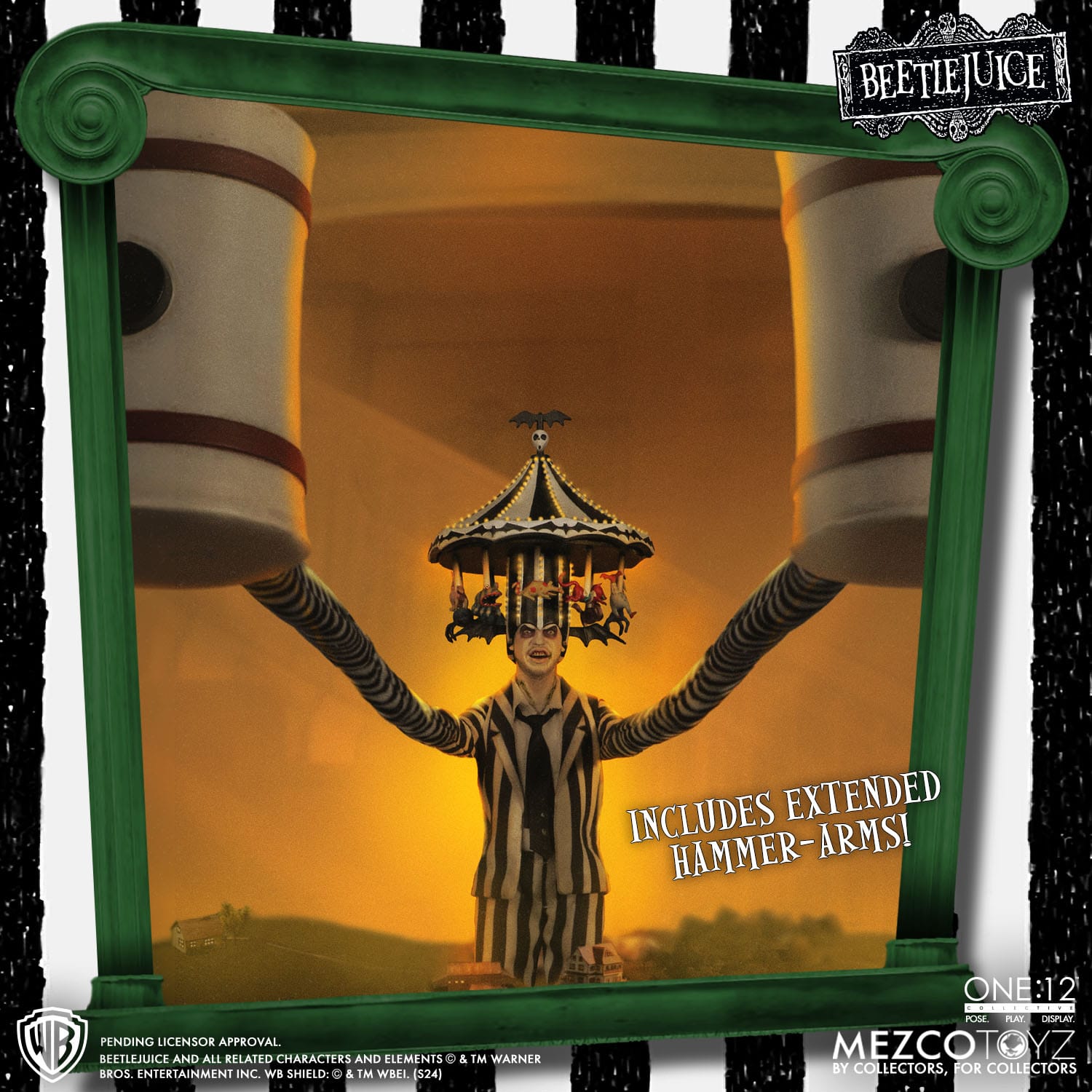 Beetlejuice: Beetlejuice Deluxe Edition - 1/12-Actionfiguren-Mezco Toys-Mighty Underground