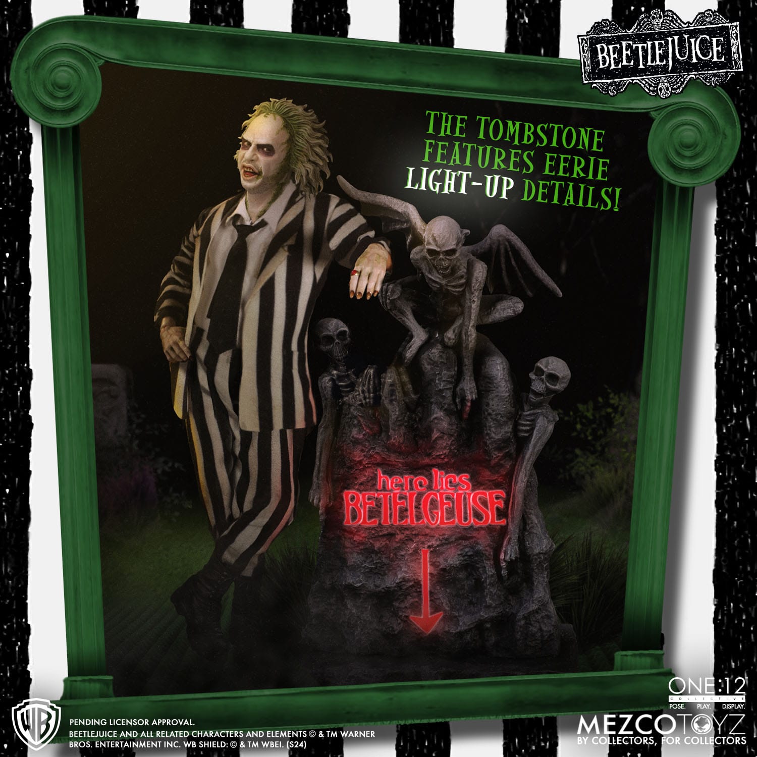 Beetlejuice: Beetlejuice Deluxe Edition - 1/12-Actionfiguren-Mezco Toys-Mighty Underground