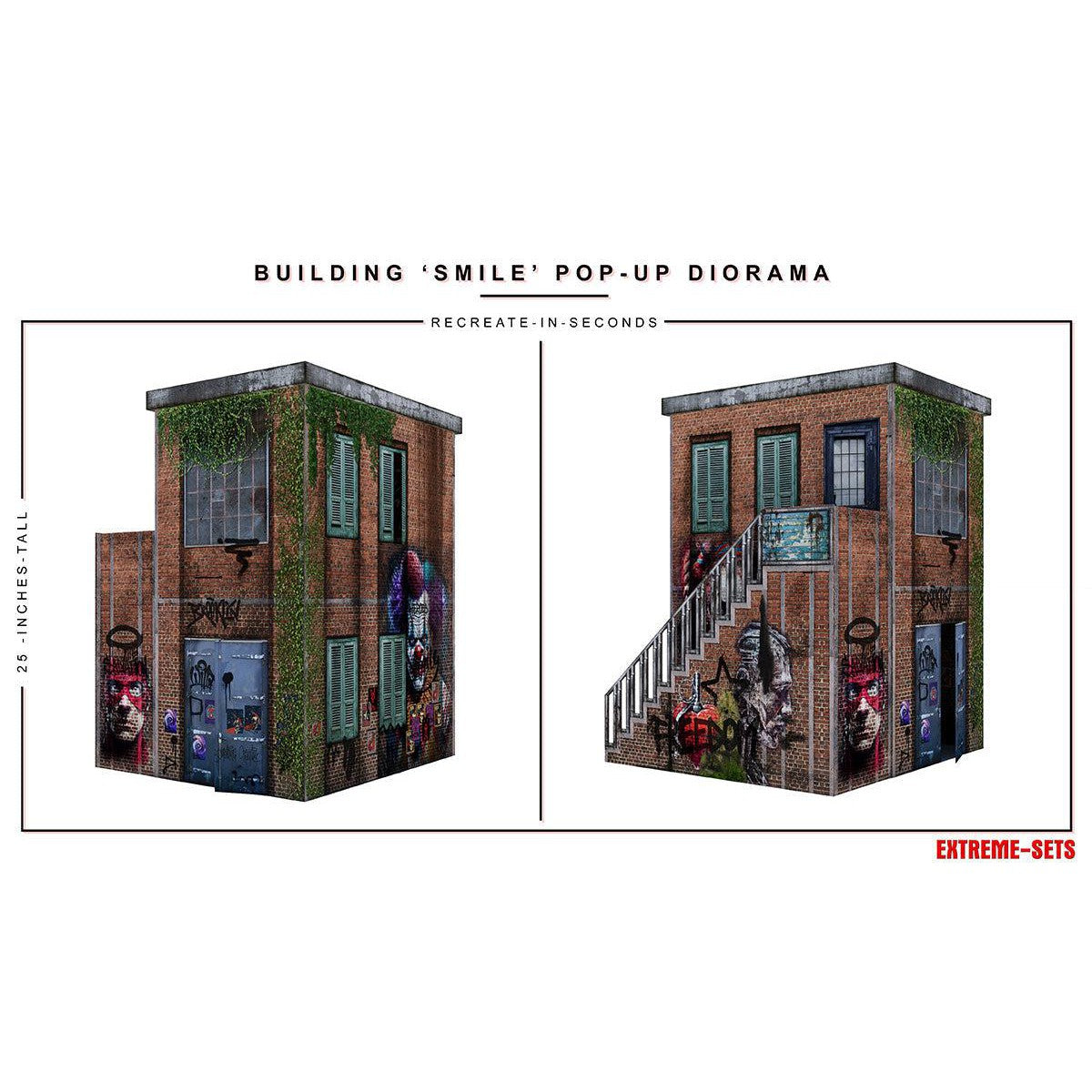 Building 'Smile' 8.0 Pop-Up - Diorama - 1/12-Actionfiguren-Extreme Sets-Mighty Underground