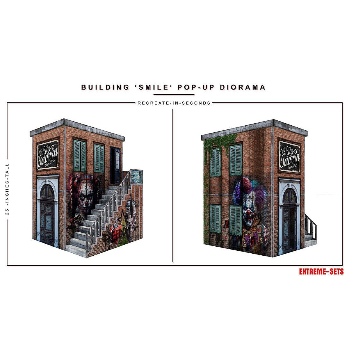 Building 'Smile' 8.0 Pop-Up - Diorama - 1/12-Actionfiguren-Extreme Sets-Mighty Underground