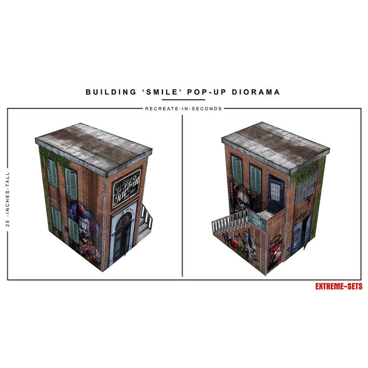 Building 'Smile' 8.0 Pop-Up - Diorama - 1/12-Actionfiguren-Extreme Sets-Mighty Underground