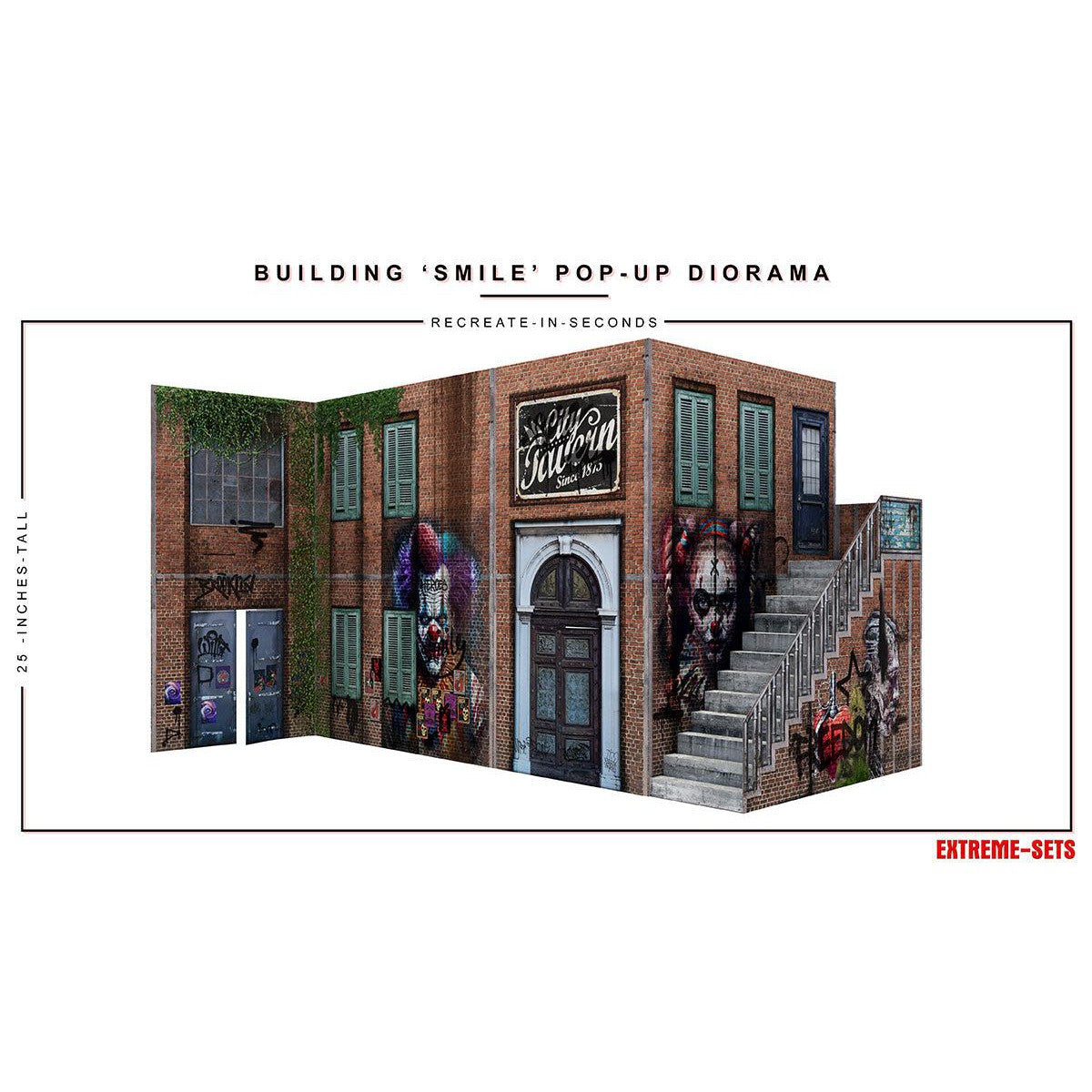 Building 'Smile' 8.0 Pop-Up - Diorama - 1/12-Actionfiguren-Extreme Sets-Mighty Underground