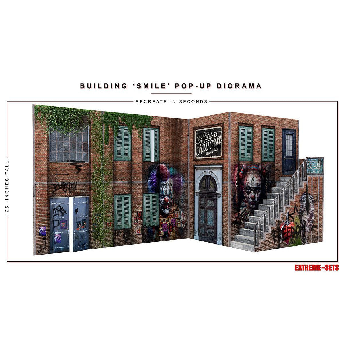 Building 'Smile' 8.0 Pop-Up - Diorama - 1/12-Actionfiguren-Extreme Sets-Mighty Underground