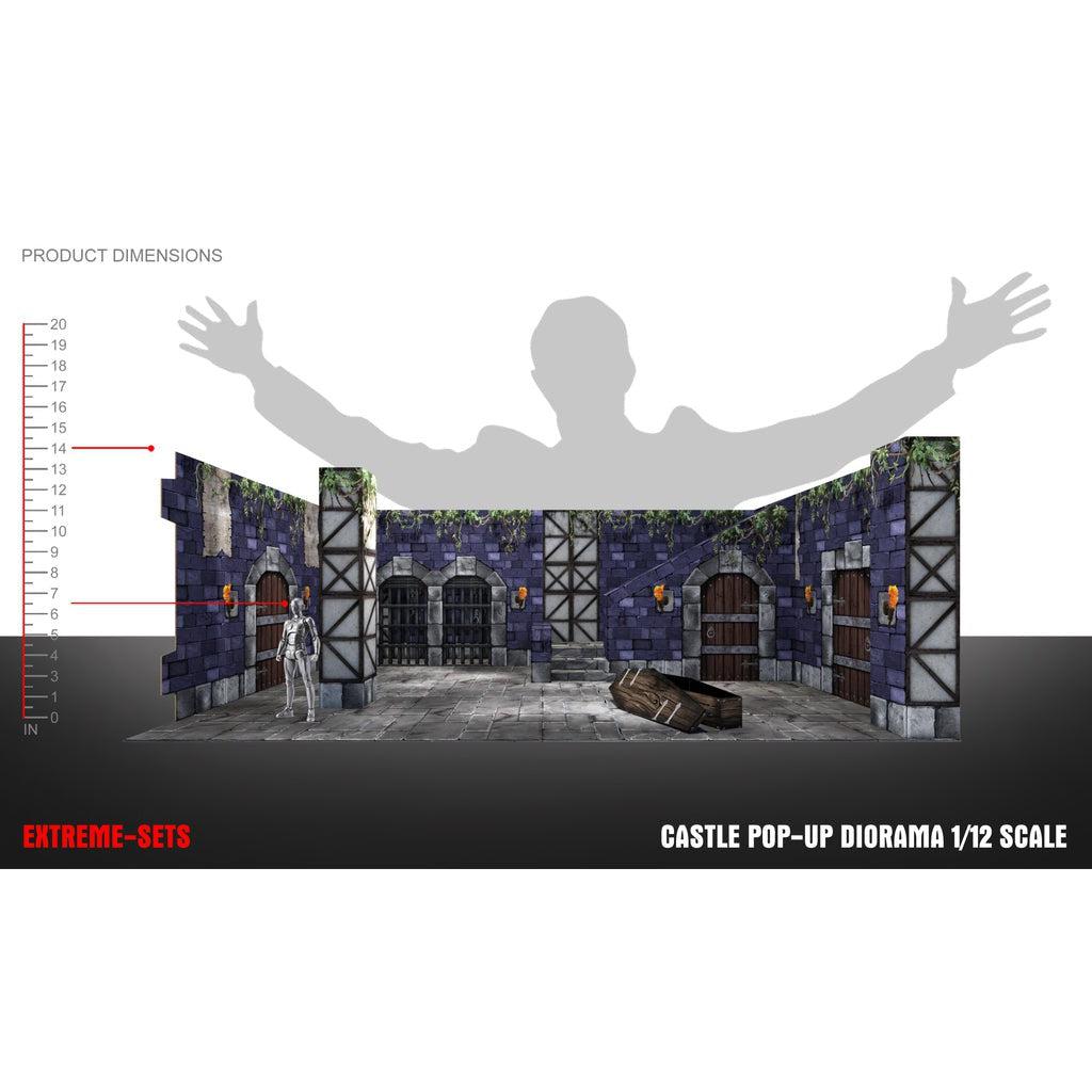 Castle Pop-Up - Diorama - 1/12-Actionfiguren-Extreme Sets-Mighty Underground