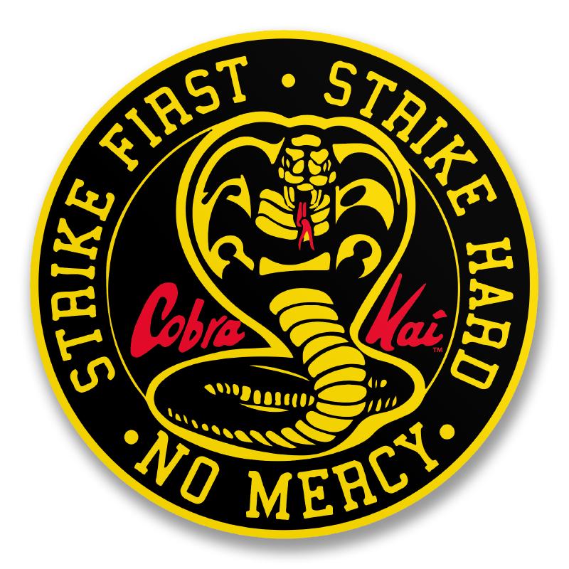 Cobra Kai Round Sticker