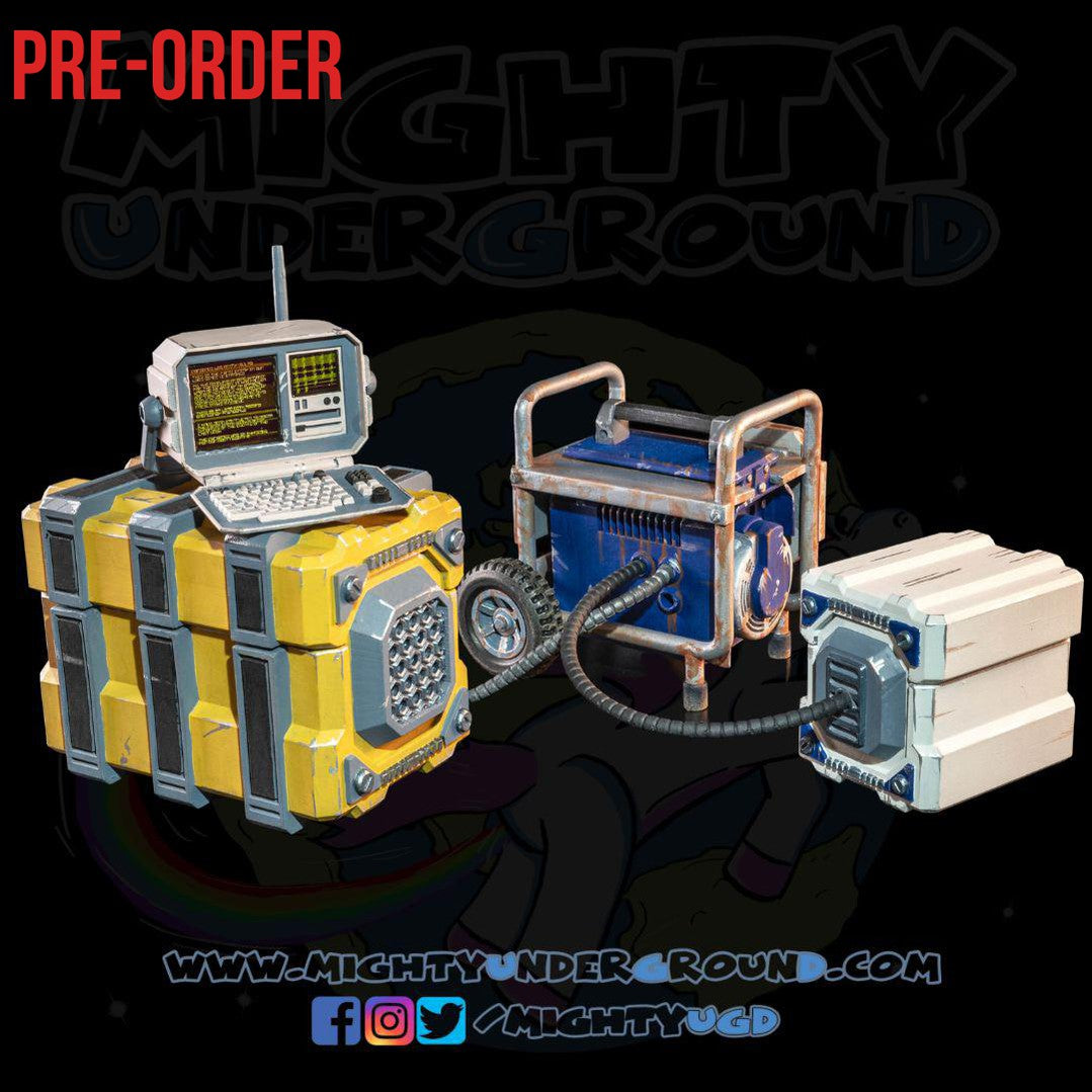 Cosmic Legions: Campside Cargo & Communications Collection-Actionfiguren-Four Horsemen Toy Design-Mighty Underground