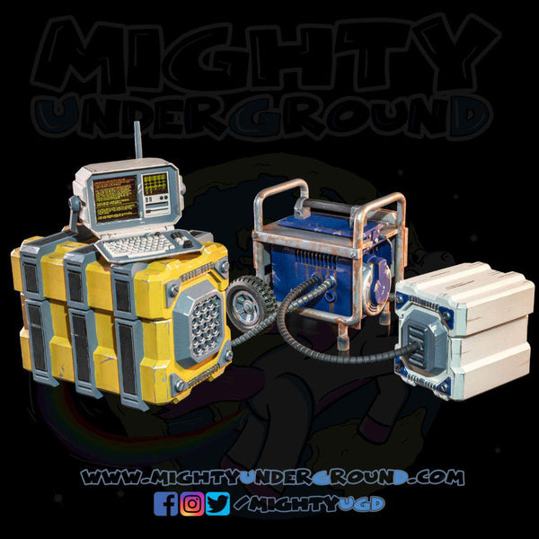 Cosmic Legions: Campside Cargo & Communications Collection-Actionfiguren-Four Horsemen Toy Design-Mighty Underground