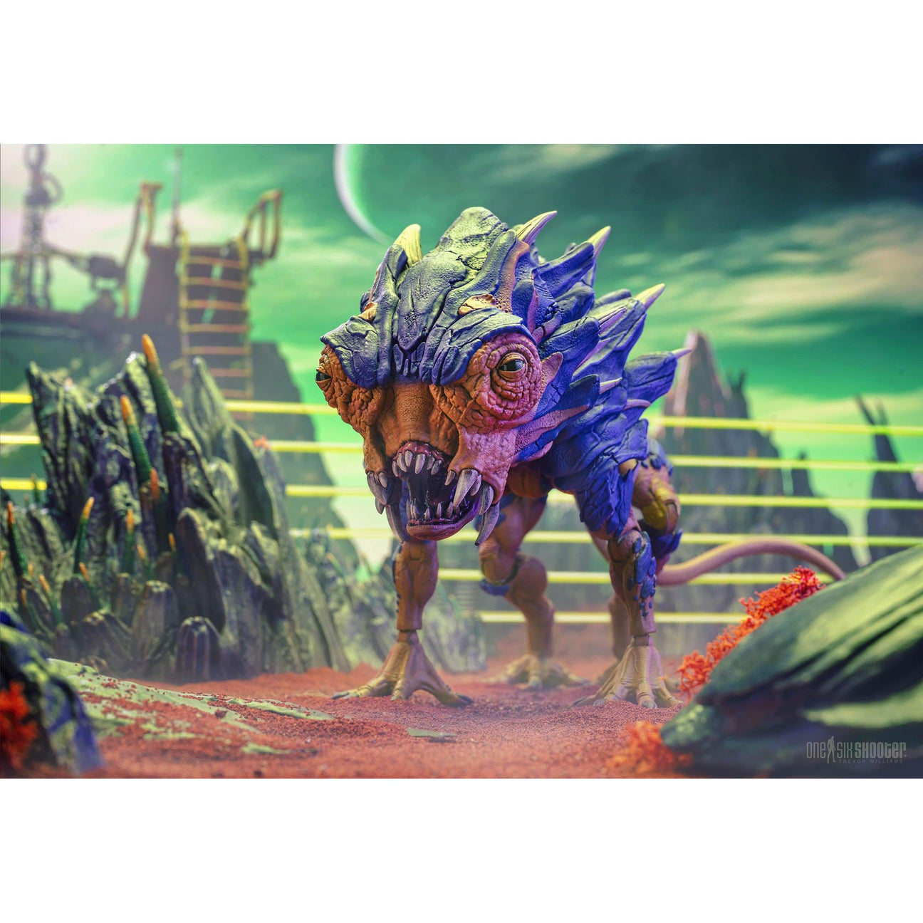 Cosmic Legions: Lowland Scapeback (Creature)-Actionfiguren-Four Horsemen Toy Design-Mighty Underground