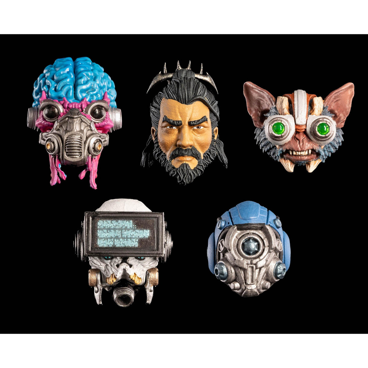 Cosmic Legions: Mortal Thorn - Heads Pack-Actionfiguren-Four Horsemen Toy Design-Mighty Underground