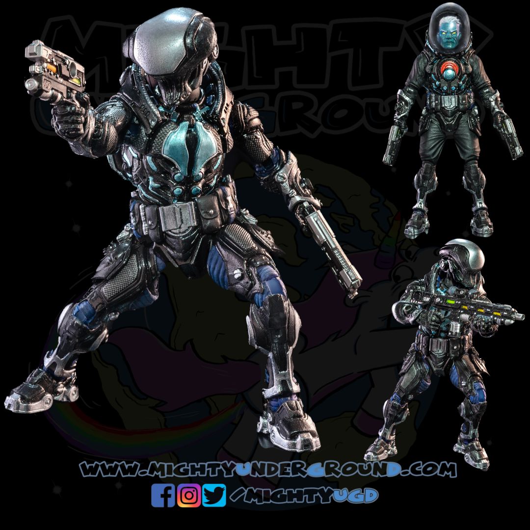 Cosmic Legions: The Shadow Circle (Exclusive)-Actionfiguren-Four Horsemen Toy Design-Mighty Underground