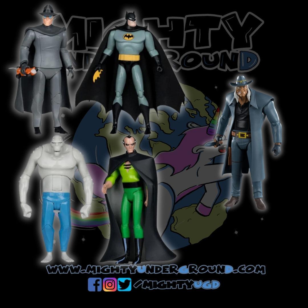DC: Batman The Animated Series - 4 Figuren + Jonah Hex BAF-Set-Actionfiguren-McFarlane Toys-Mighty Underground