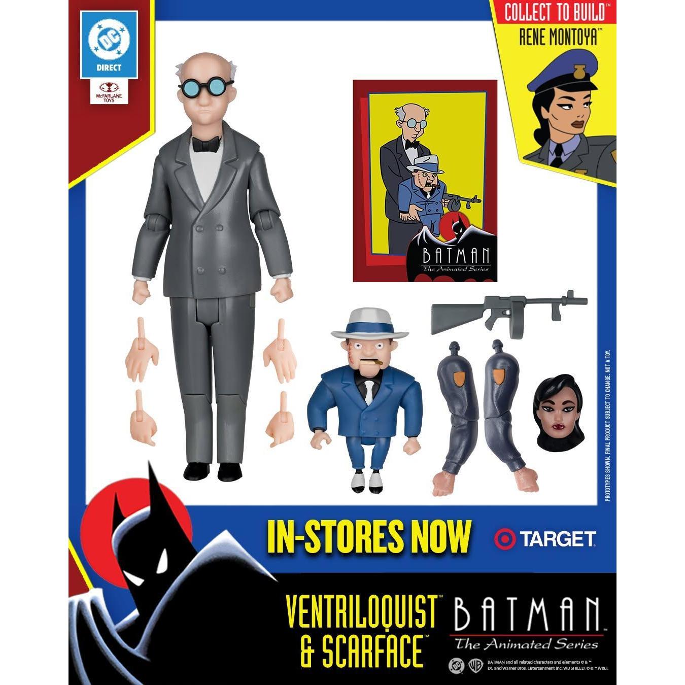 DC: Batman The Animated Series - 4 Figuren + Rene Montoya BAF-Set-Actionfiguren-McFarlane Toys-Mighty Underground