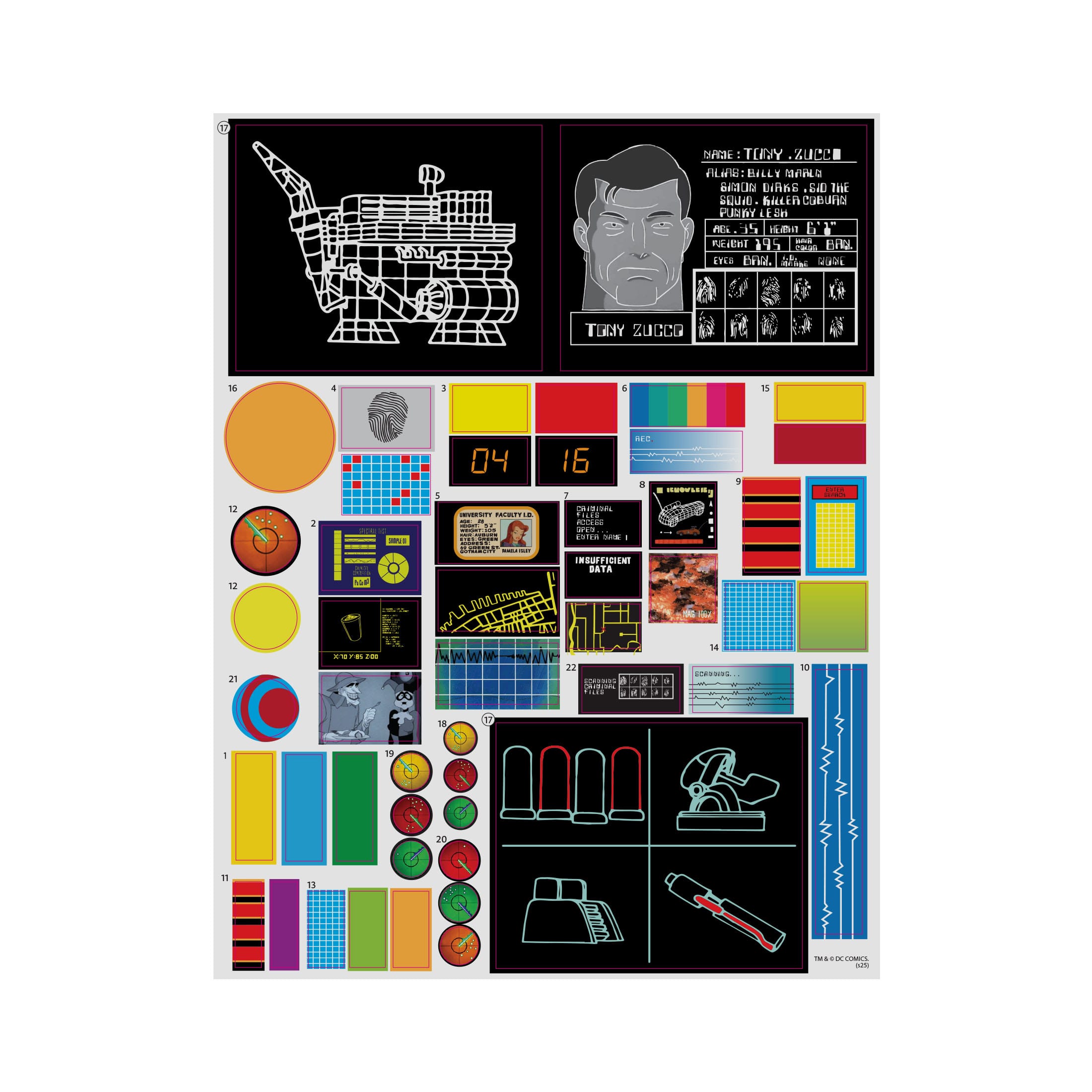 DC: Batman The Animated Series - The Batcave Playset-Actionfiguren-McFarlane Toys-Mighty Underground