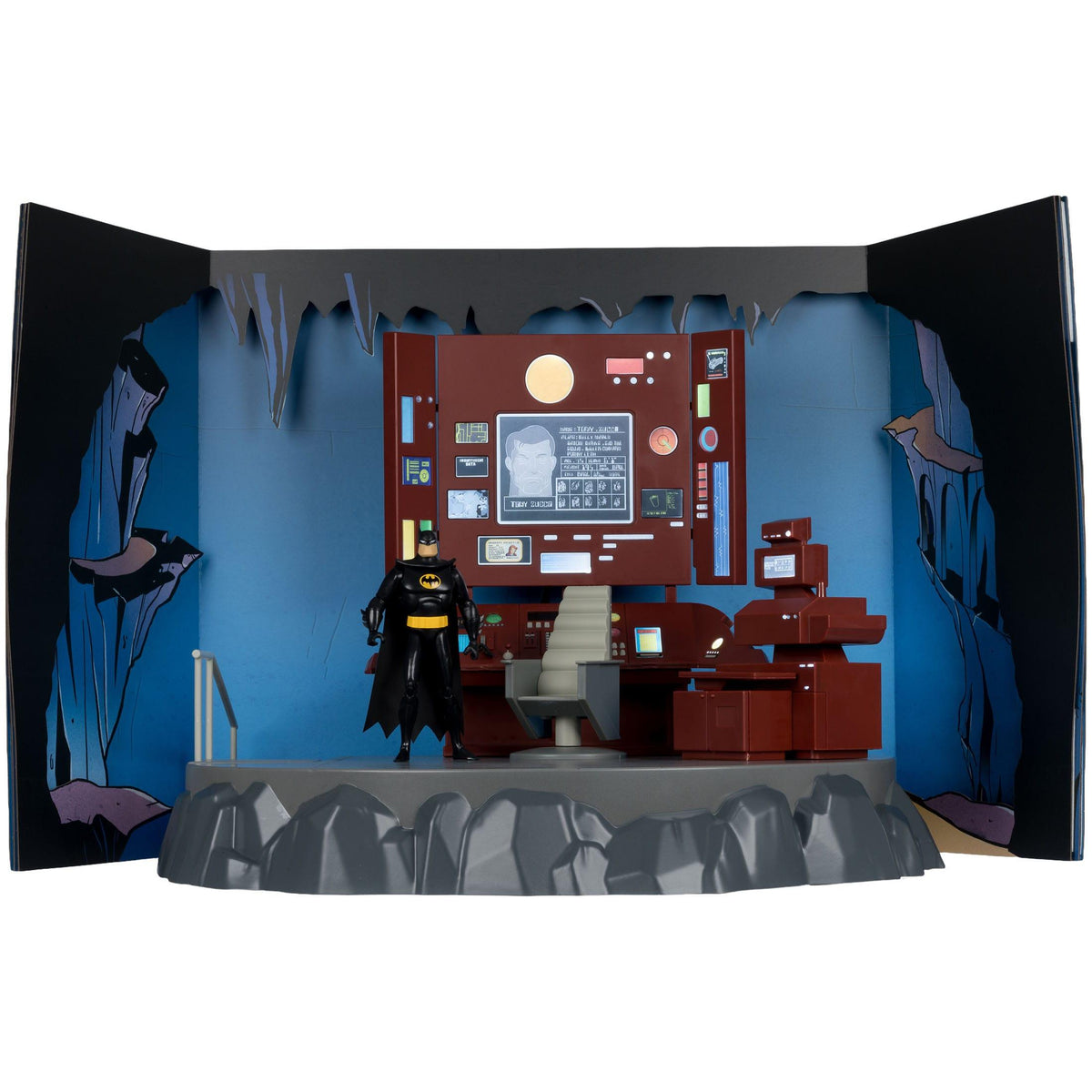 DC: Batman The Animated Series - The Batcave Playset-Actionfiguren-McFarlane Toys-Mighty Underground