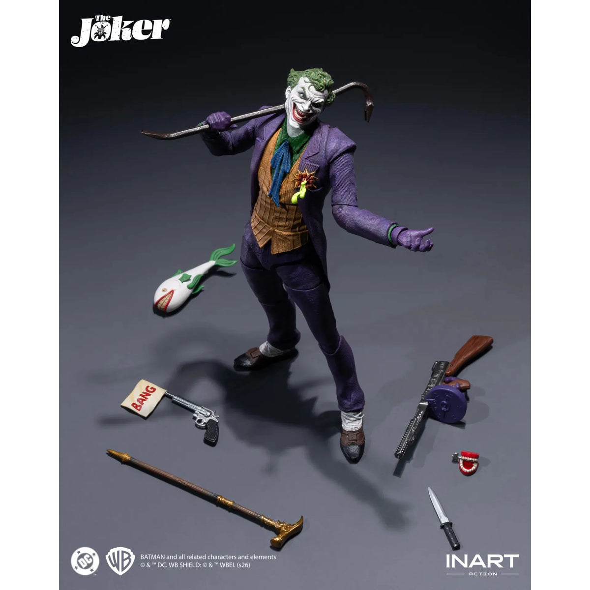 DC Comics: The Joker - 1/12-Actionfiguren-INART-Mighty Underground