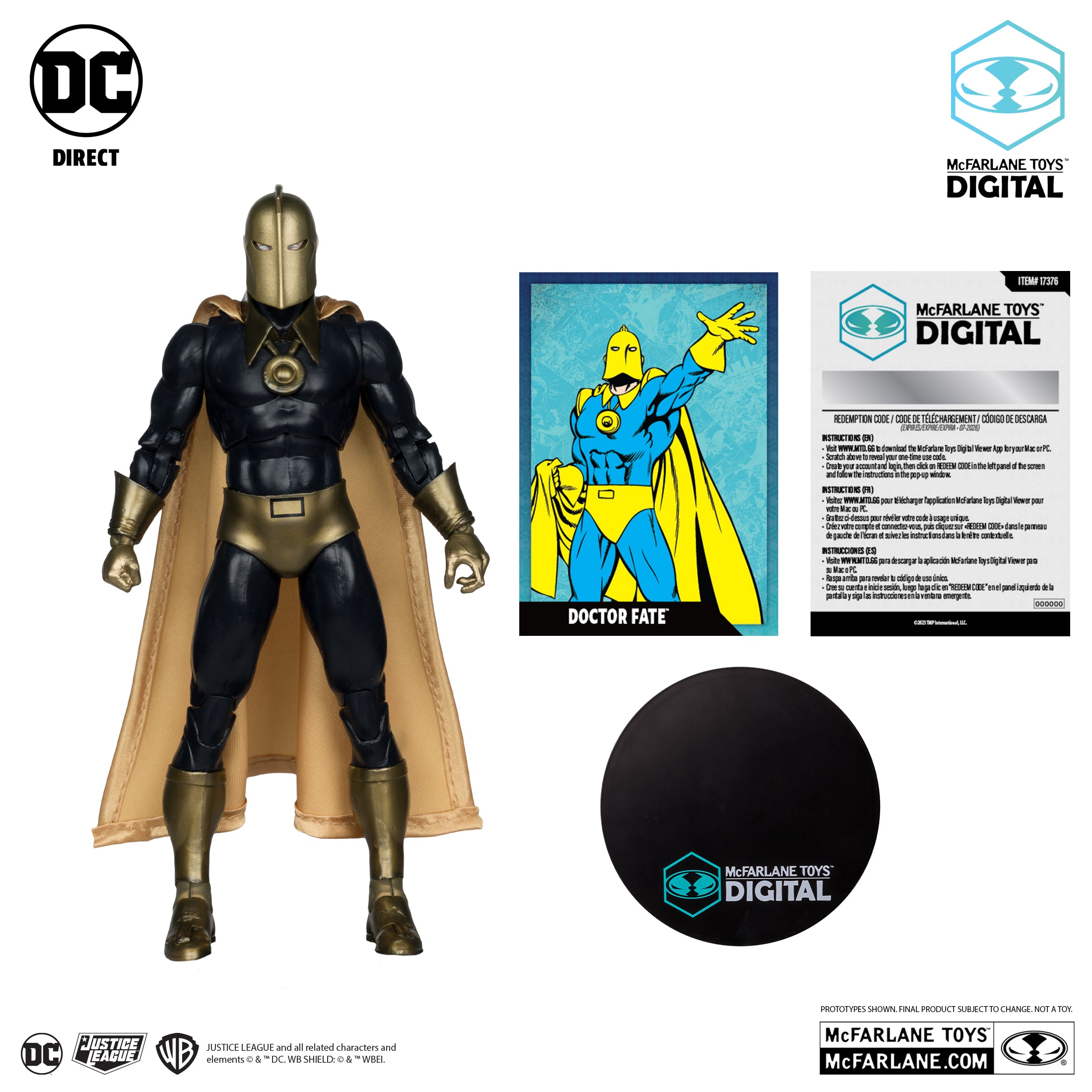DC Direct: Dr. Fate (Silver Age) [Chase]-Actionfiguren-McFarlane Toys-Mighty Underground