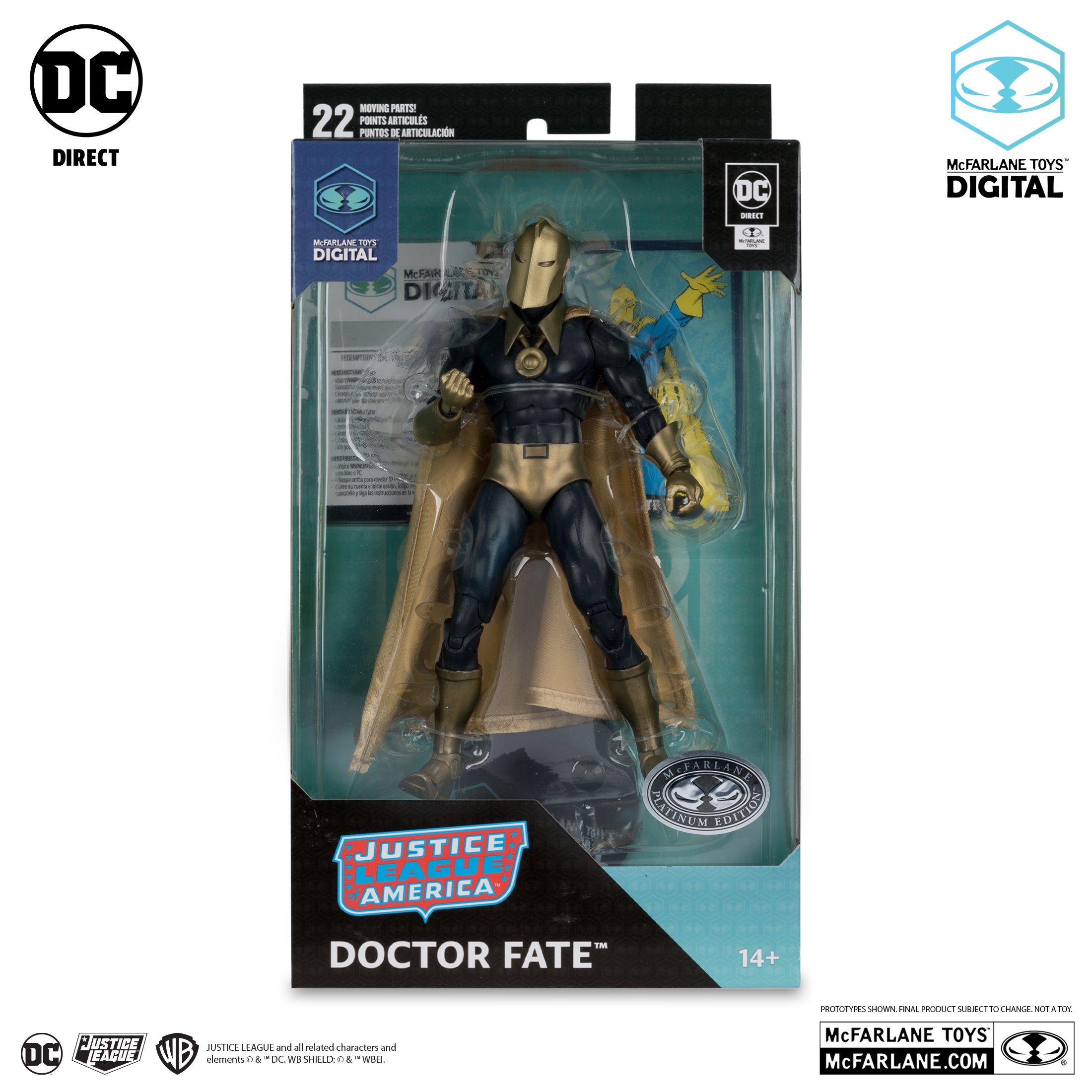 DC Direct: Dr. Fate (Silver Age) [Chase]-Actionfiguren-McFarlane Toys-Mighty Underground