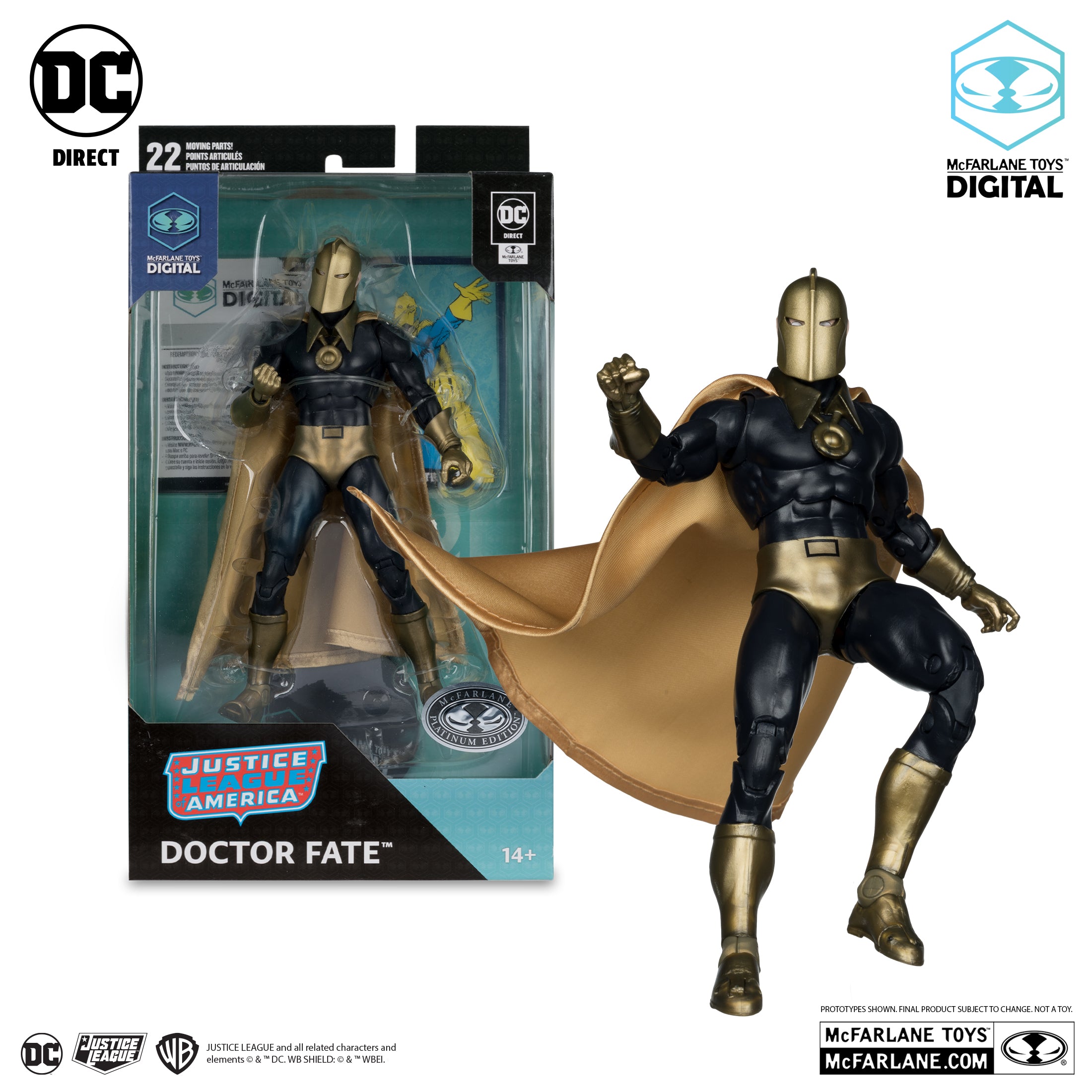 DC Direct: Dr. Fate (Silver Age) [Chase]-Actionfiguren-McFarlane Toys-Mighty Underground