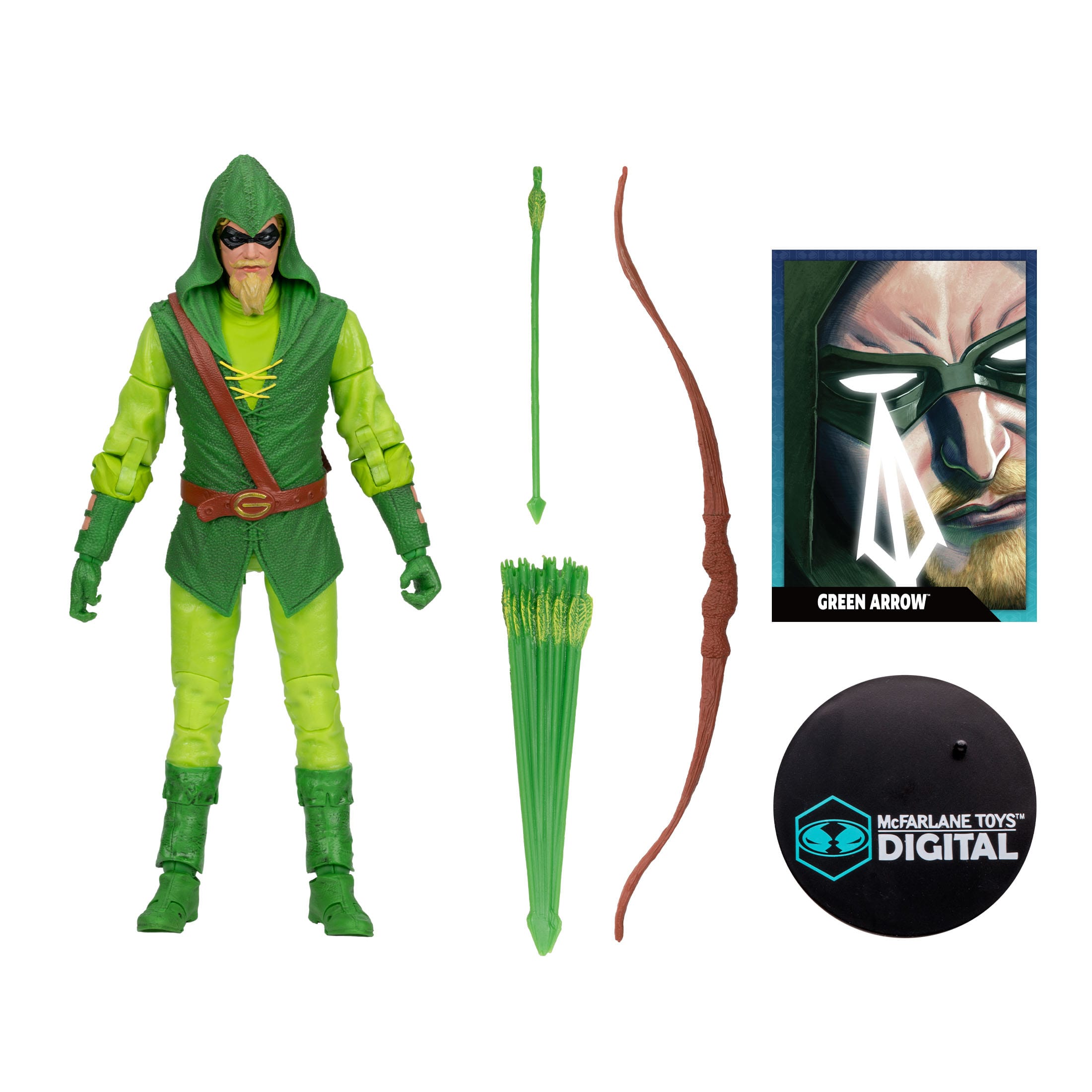 DC Direct: Green Arrow (Longbow Hunter)-Actionfiguren-McFarlane Toys-Mighty Underground